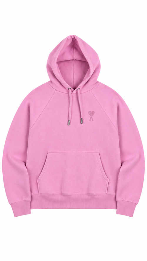Sweat-shirt Hoodie Ami de Cœur AMI Paris - Rose - Taille XL