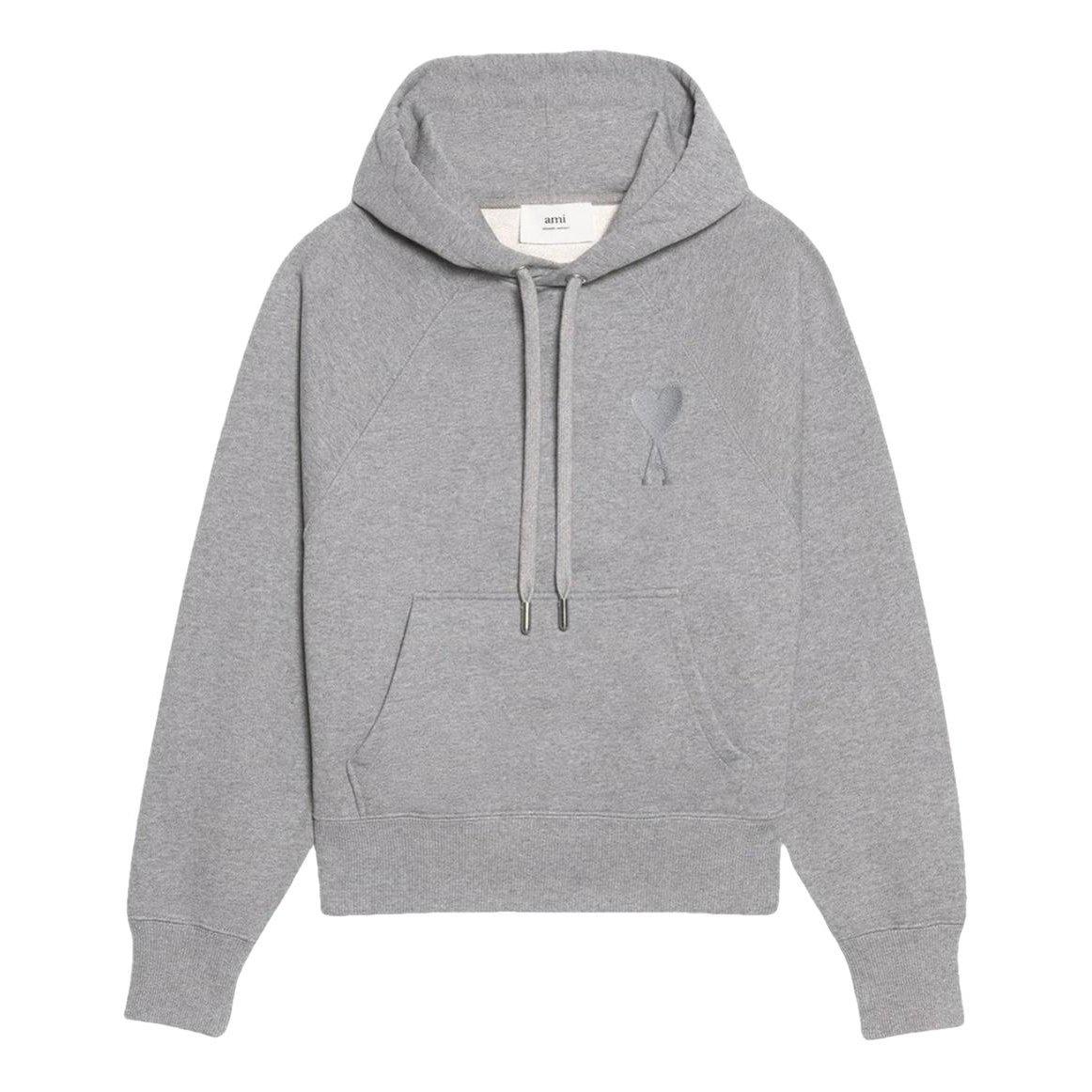 Hoodie Ami Paris gris taille XS - Vue de face