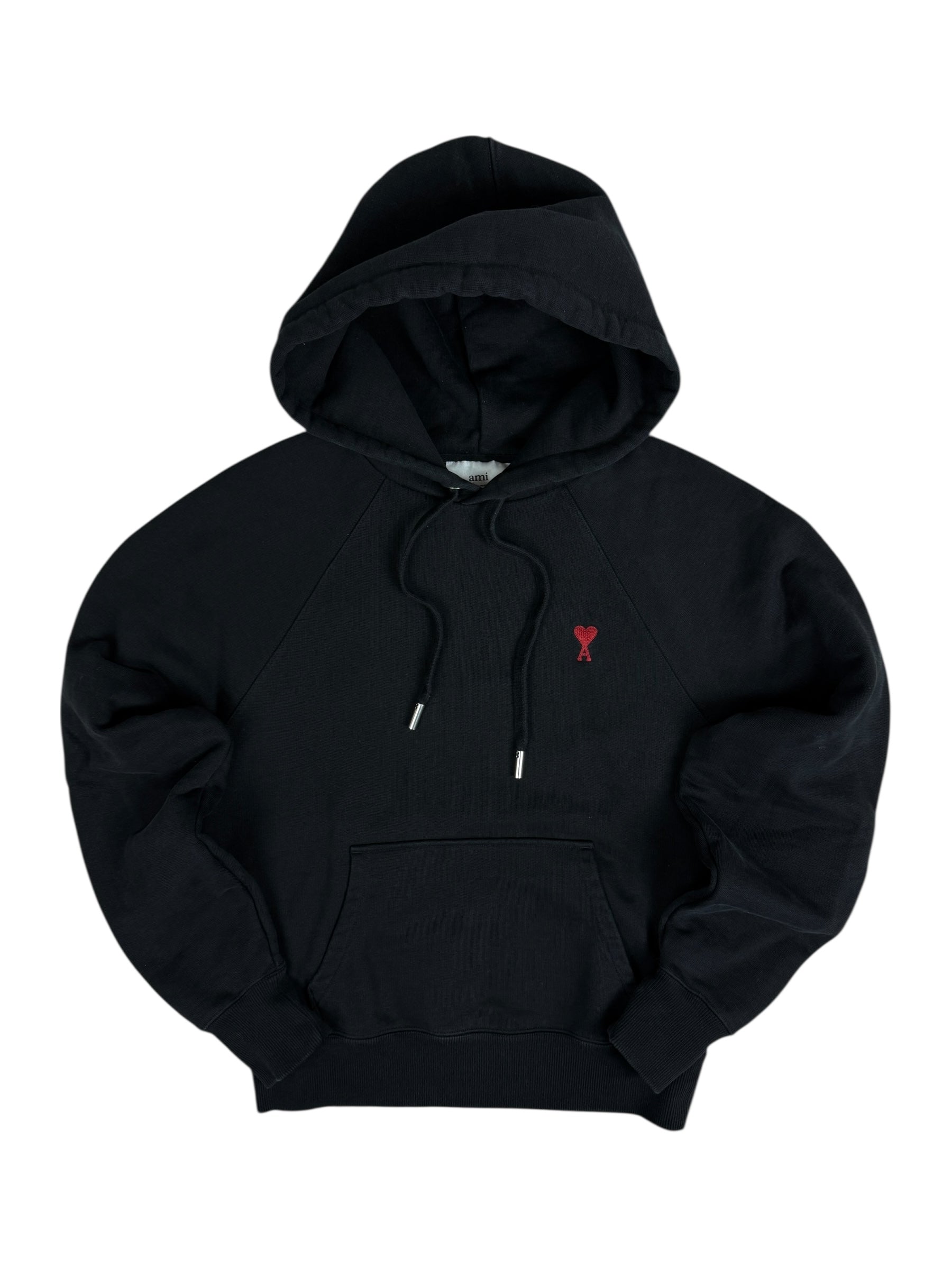 Hoodie Ami Paris noir taille XS - Vue de face