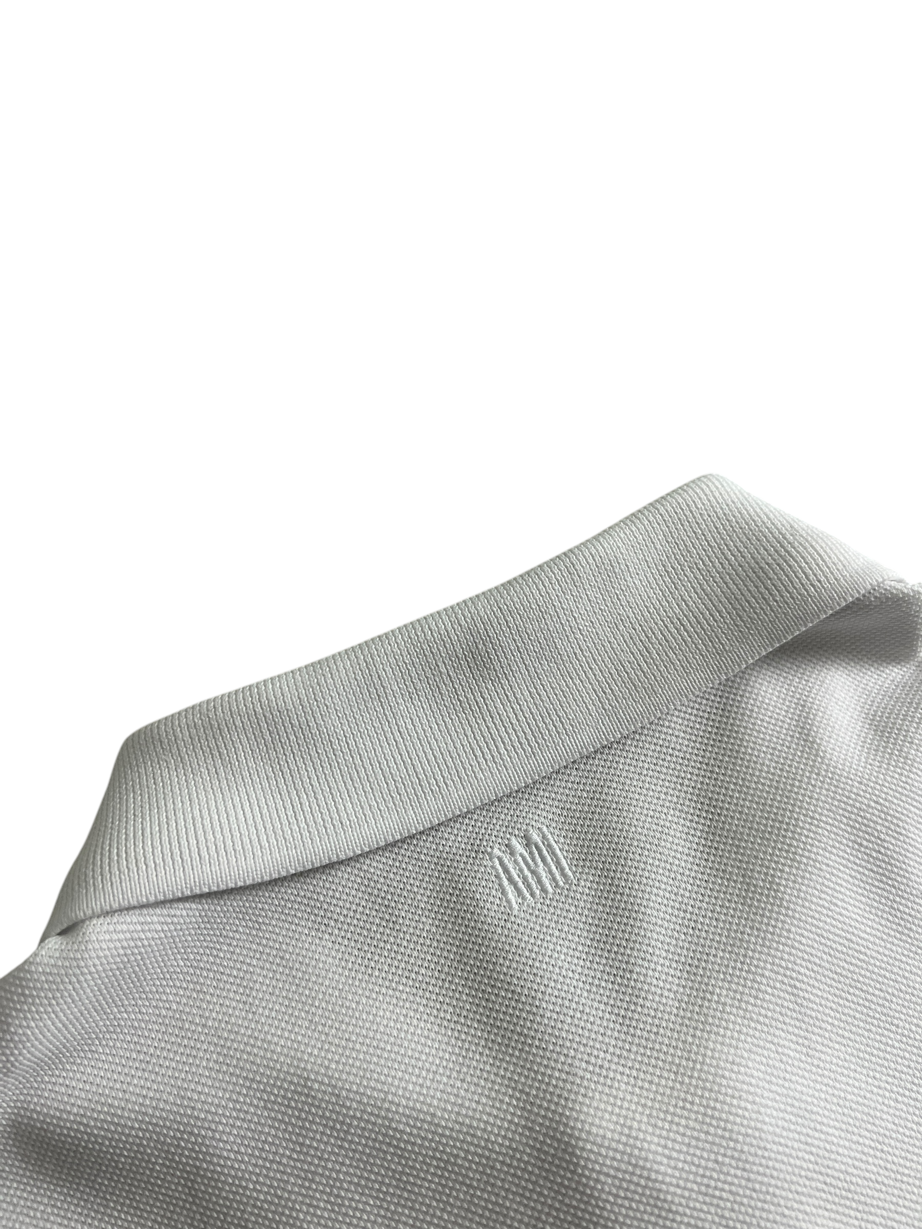 Polo Ami Paris blanc taille M - Logo et étiquette