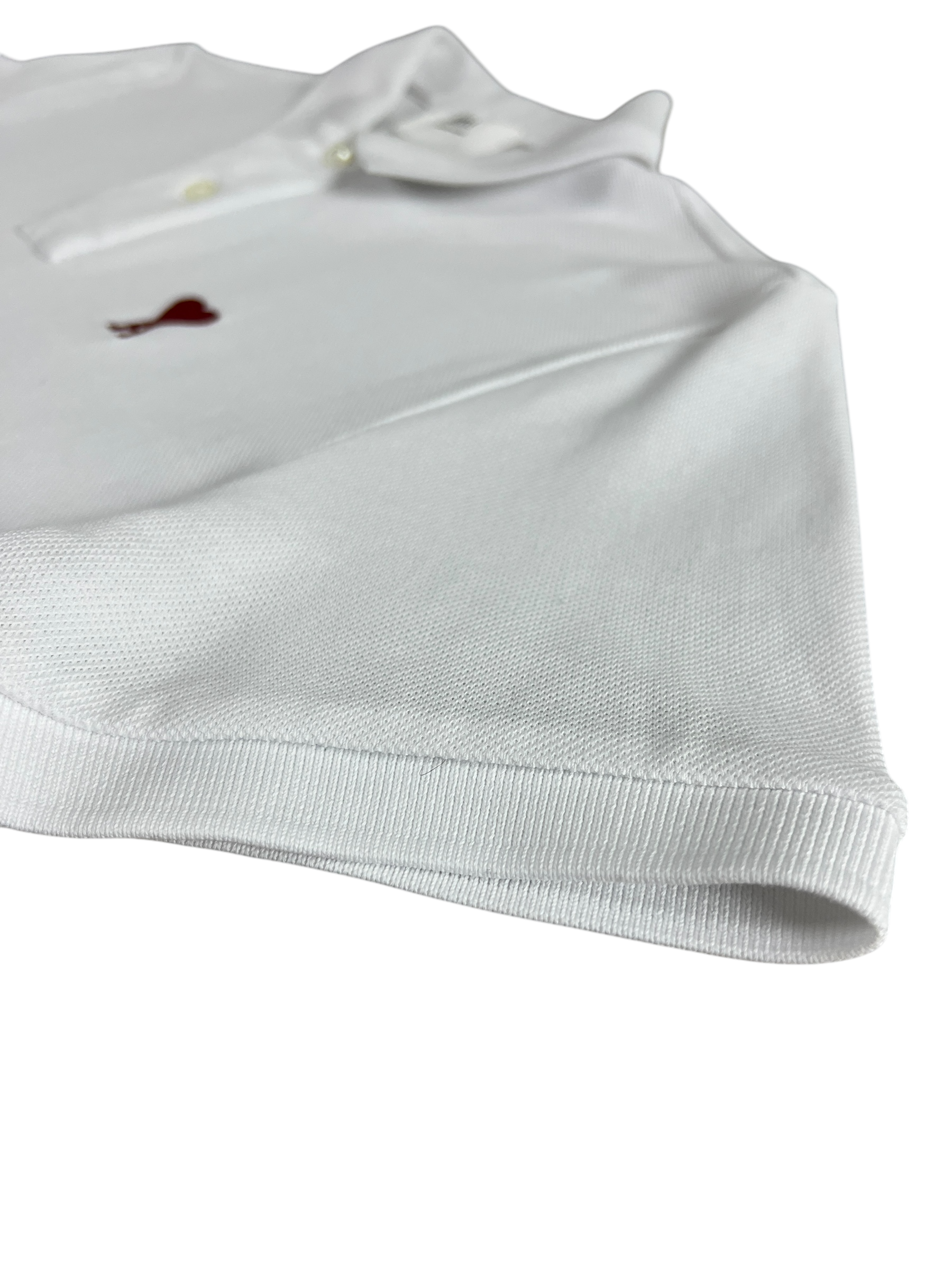 Polo Ami Paris blanc taille M - Vue côté