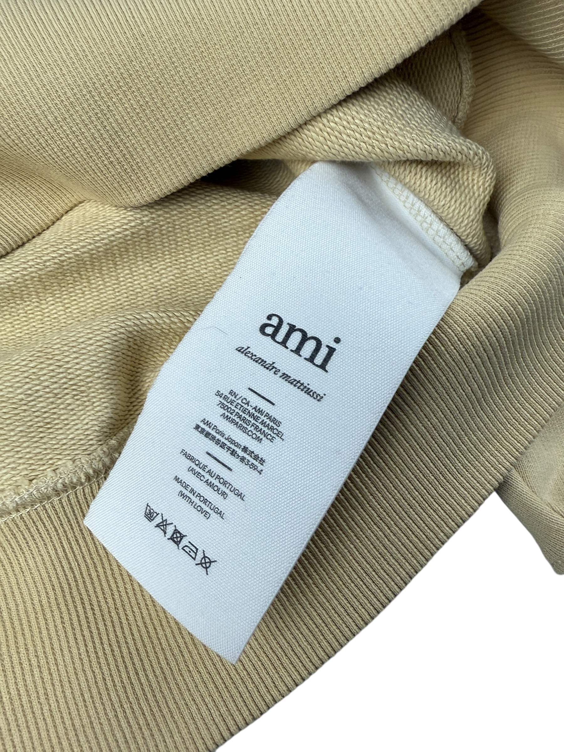 Pull Ami Paris crème taille M - Vue côté