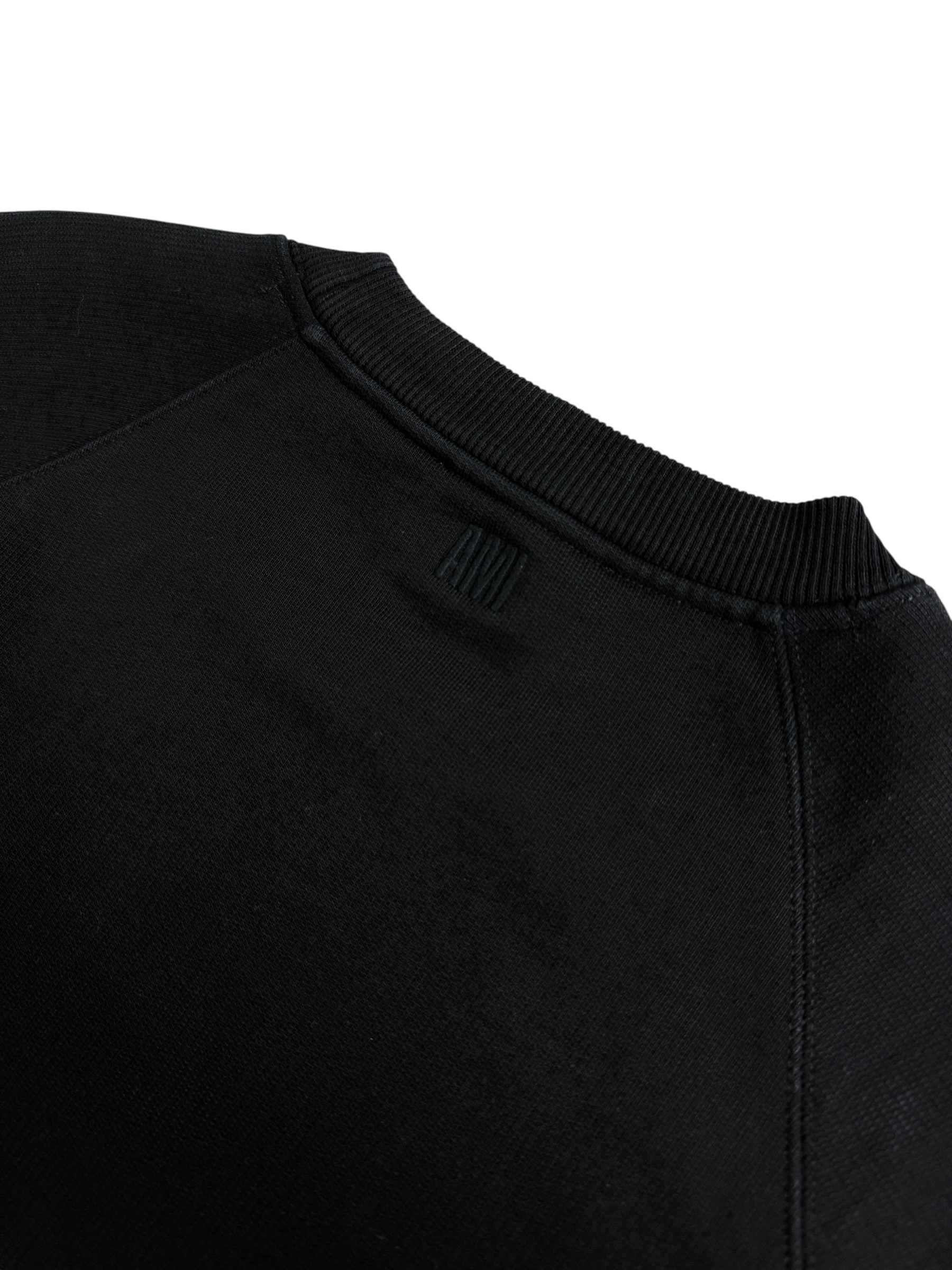 Pull Ami Paris noir taille L - Vue de dos