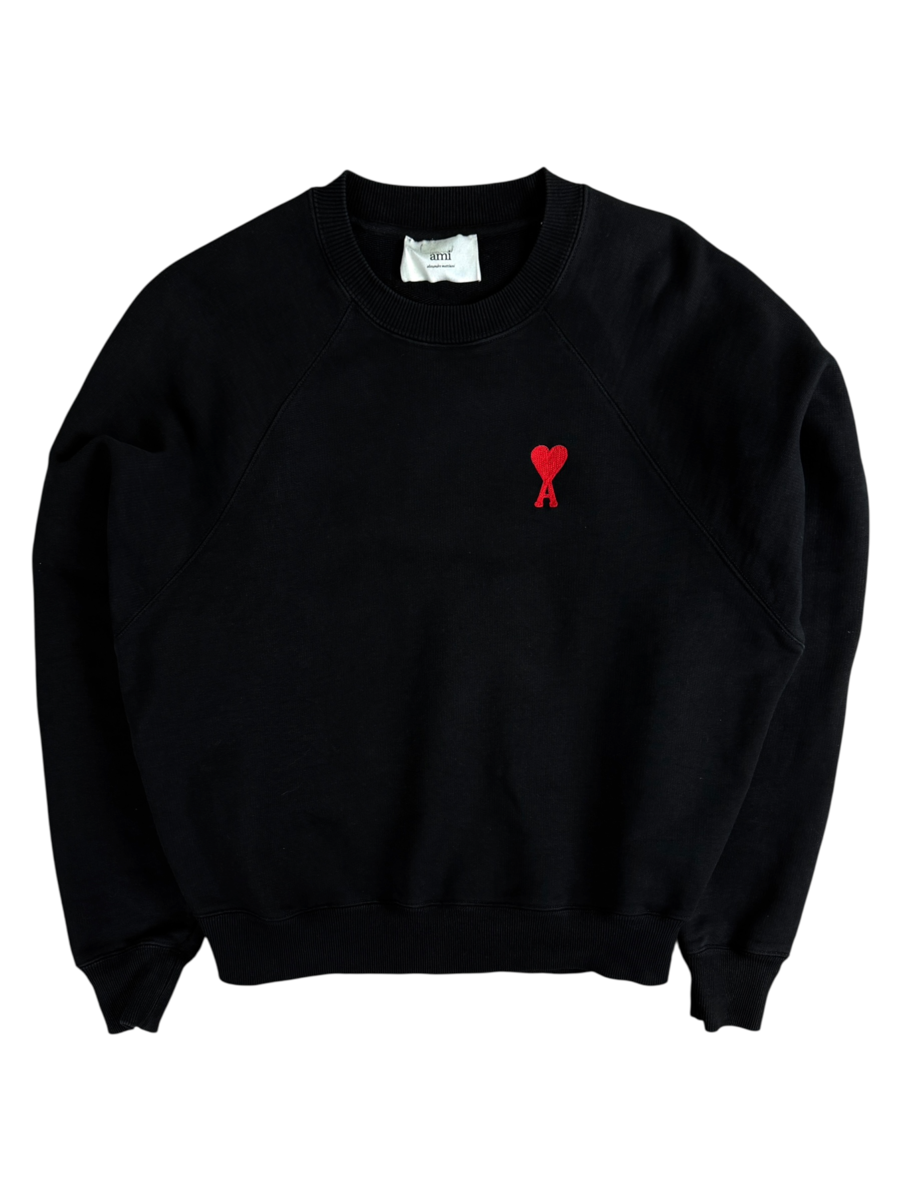 Pull Ami Paris noir taille L - Vue de face