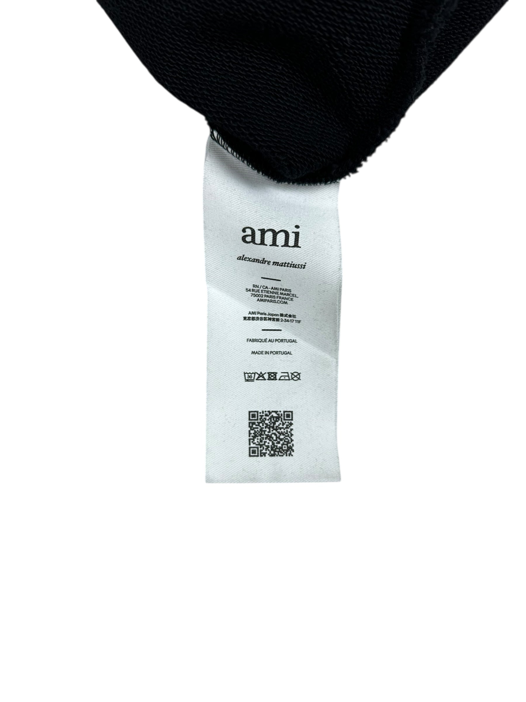 Sweat Ami Paris noir taille XS - Détail