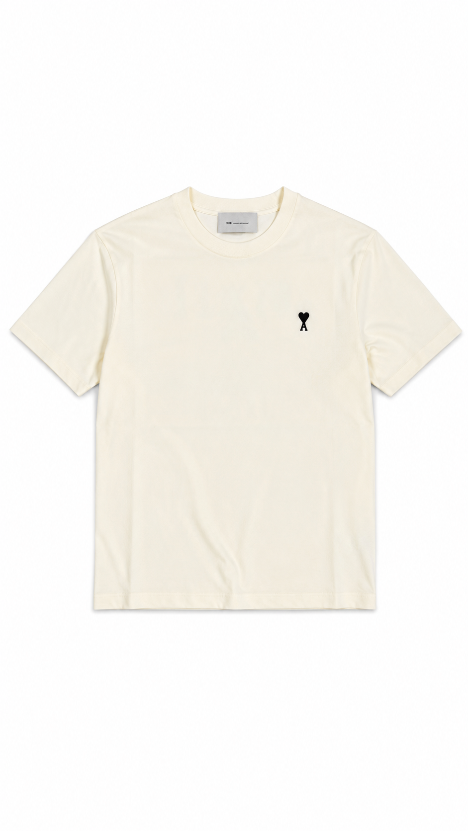Tee-shirt AMI Paris Place des Victoires blanc crème neuf - vue 1/4