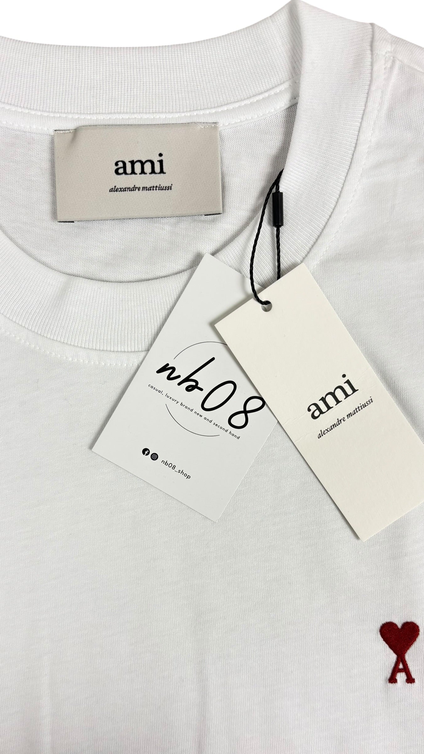Veste Ami Paris blanc taille S - Vue de dos