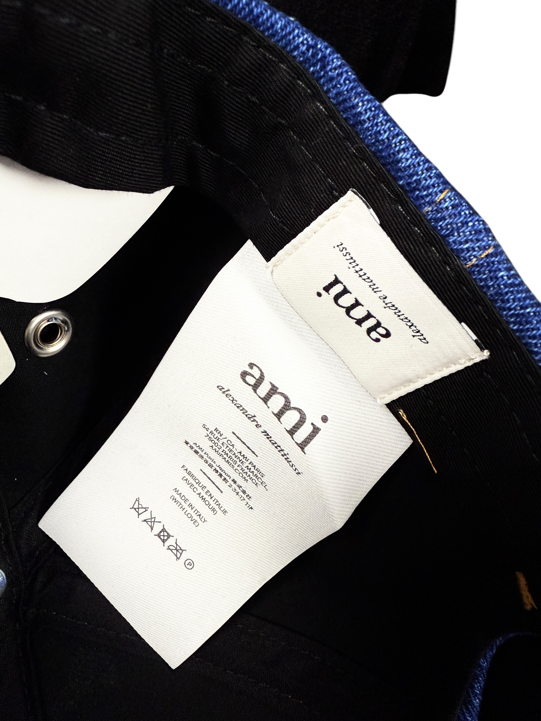 Veste Ami Paris marine taille UNI - Vue 6