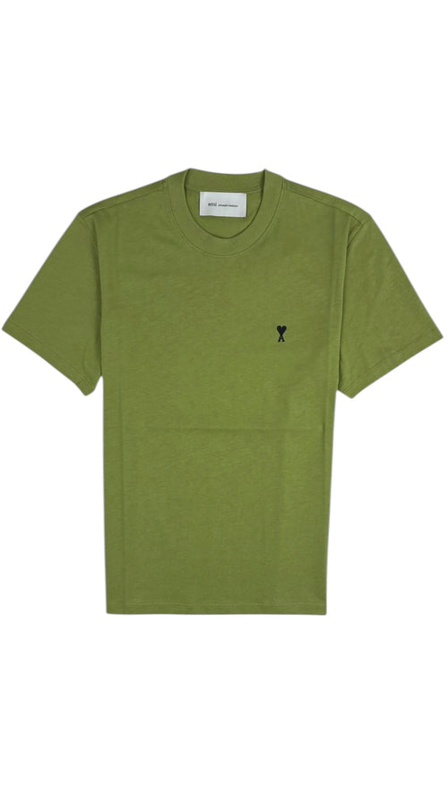 Tee-shirt Ami Paris - Vert - Neuf - Collection 2026