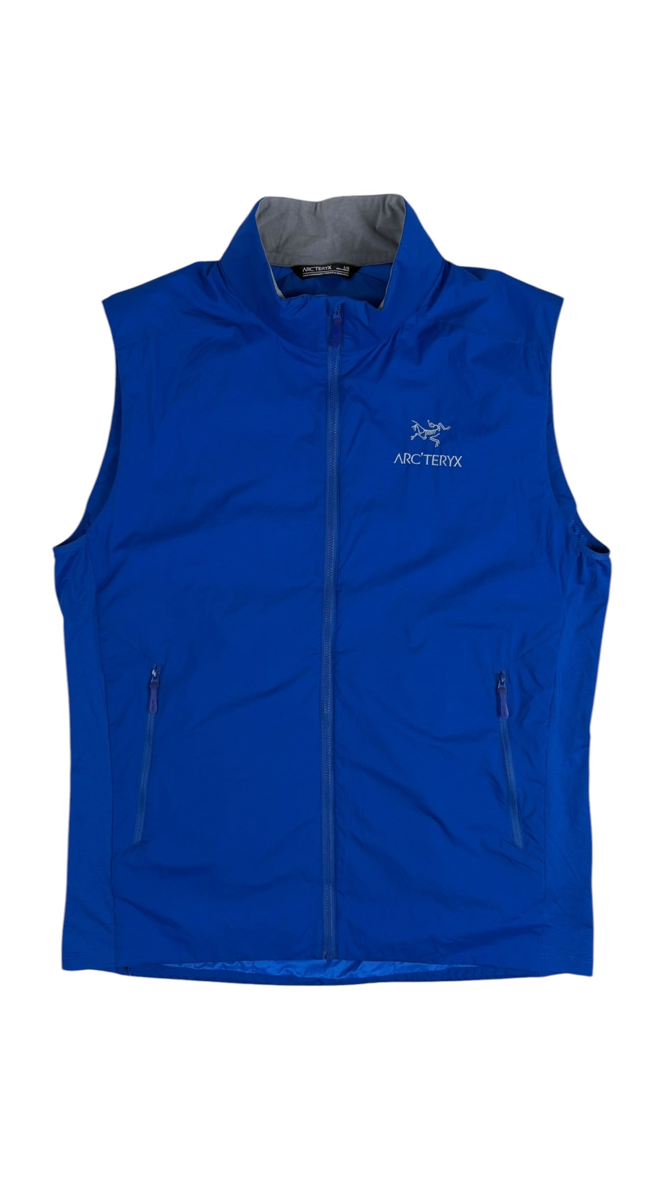 Gilet Arc'Teryx bleu taille L - Vue de face