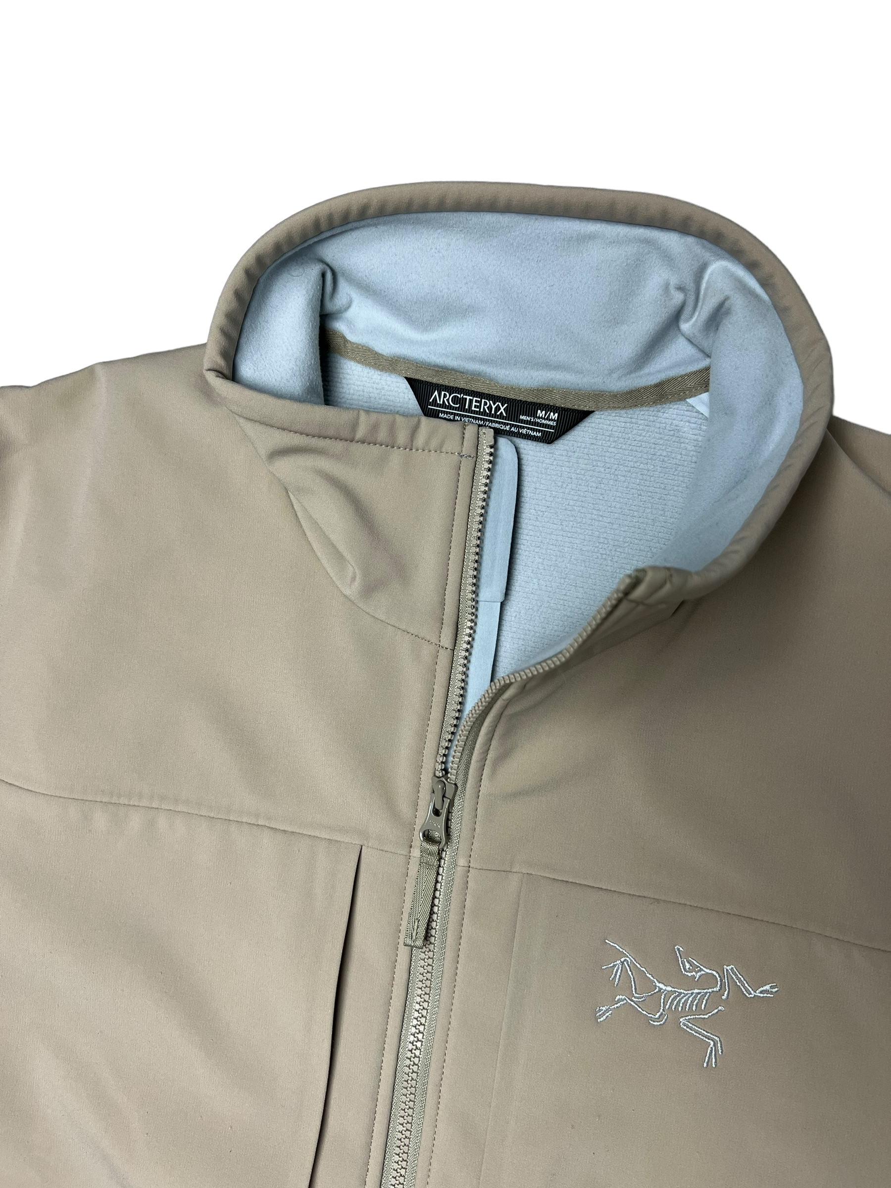 Veste Arc'Teryx beige taille M - Détail
