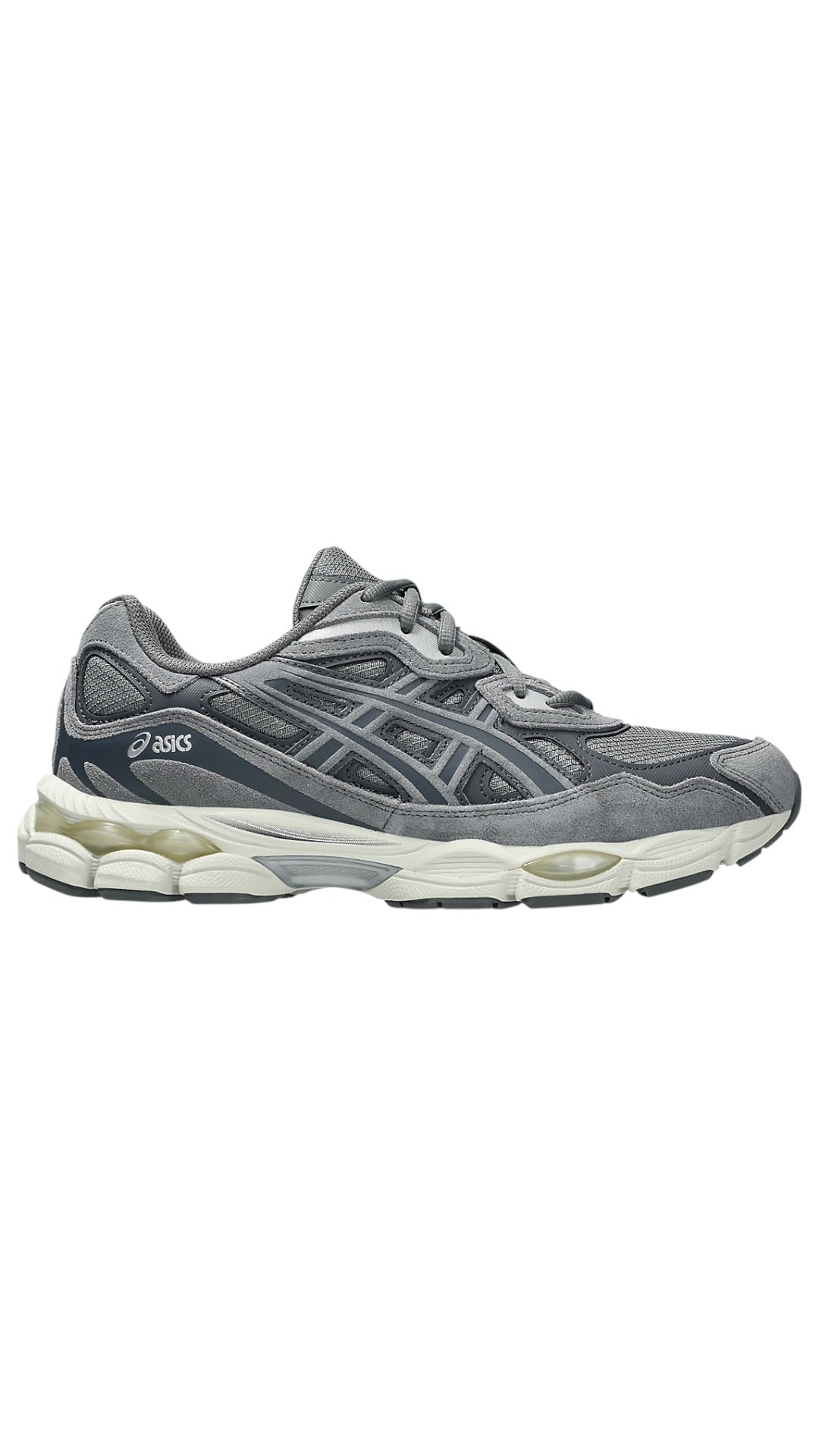Sneakers Asics gris taille 41 1/2 - Vue de face