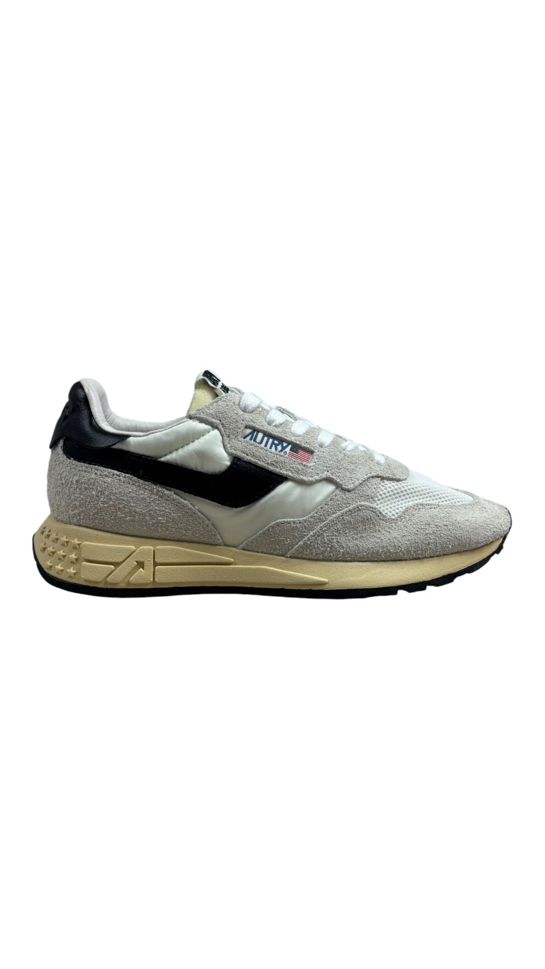 Sneakers Autry Reelwind Low Man blanc noir - vue 1/4