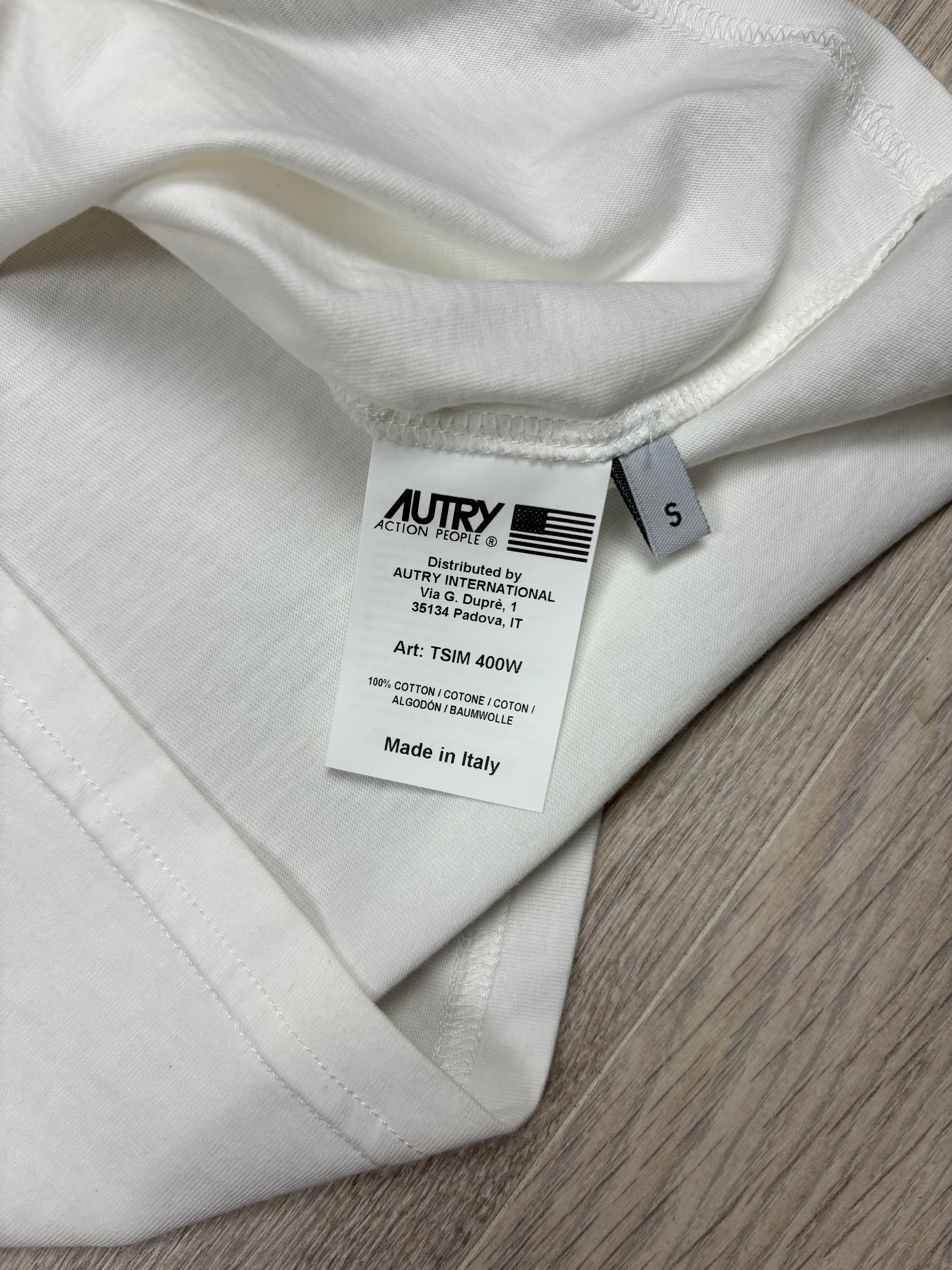 Veste Autry blanc taille S - Logo et étiquette