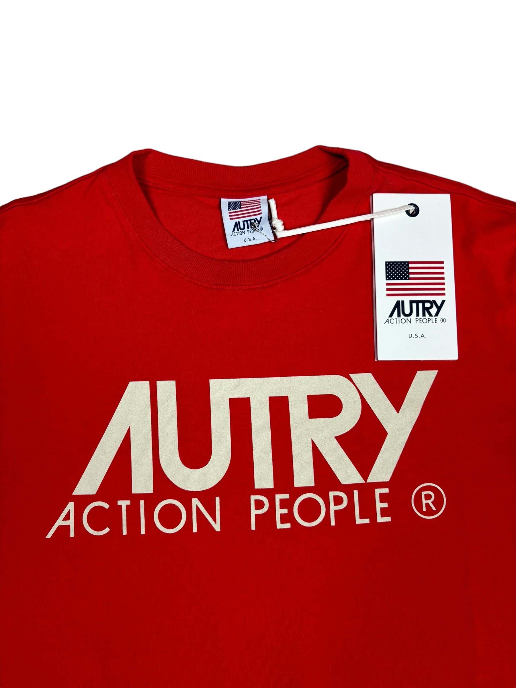 Veste Autry rouge taille S - Détail
