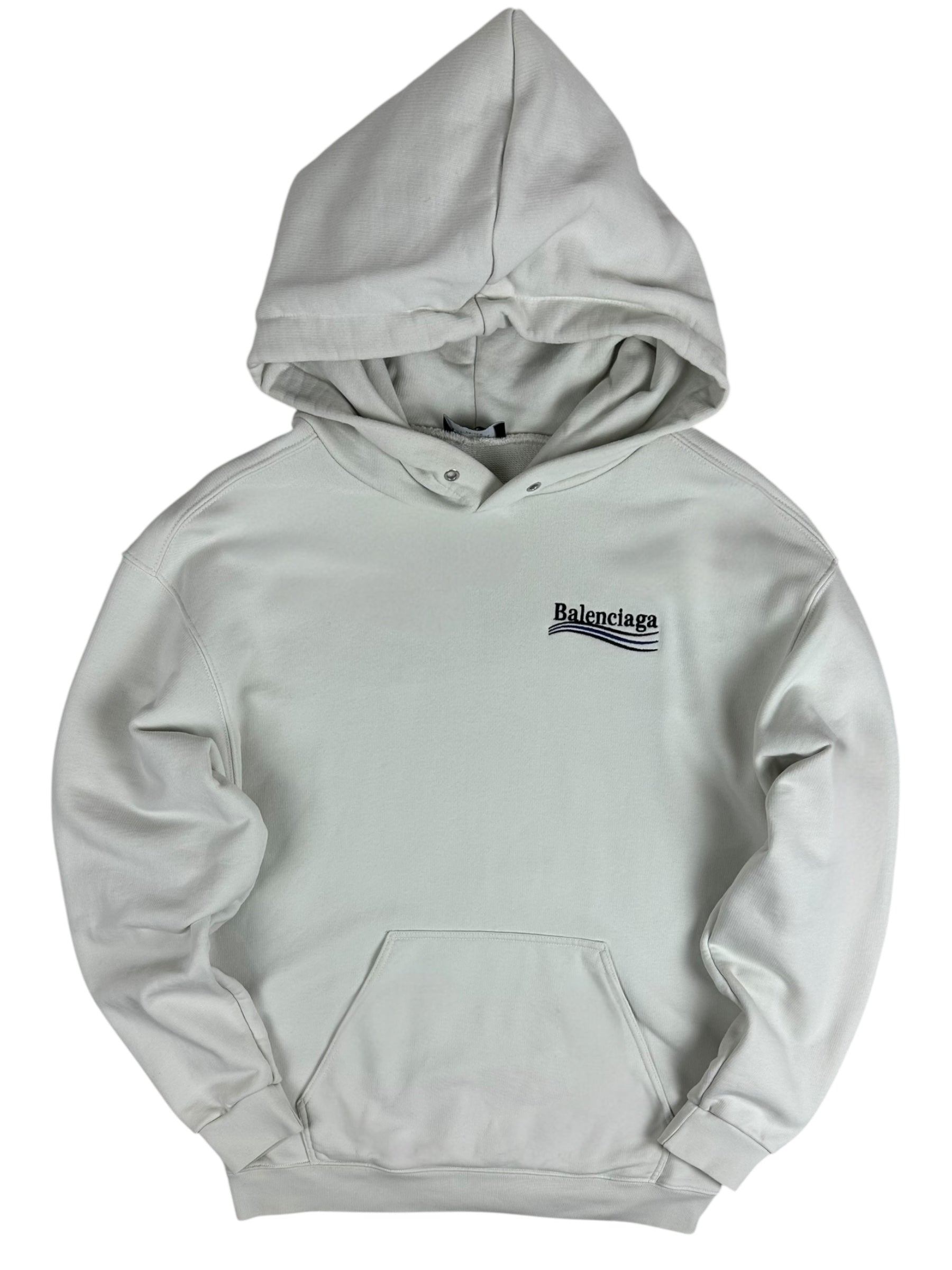 Hoodie Balenciaga blanc taille M - Vue de face