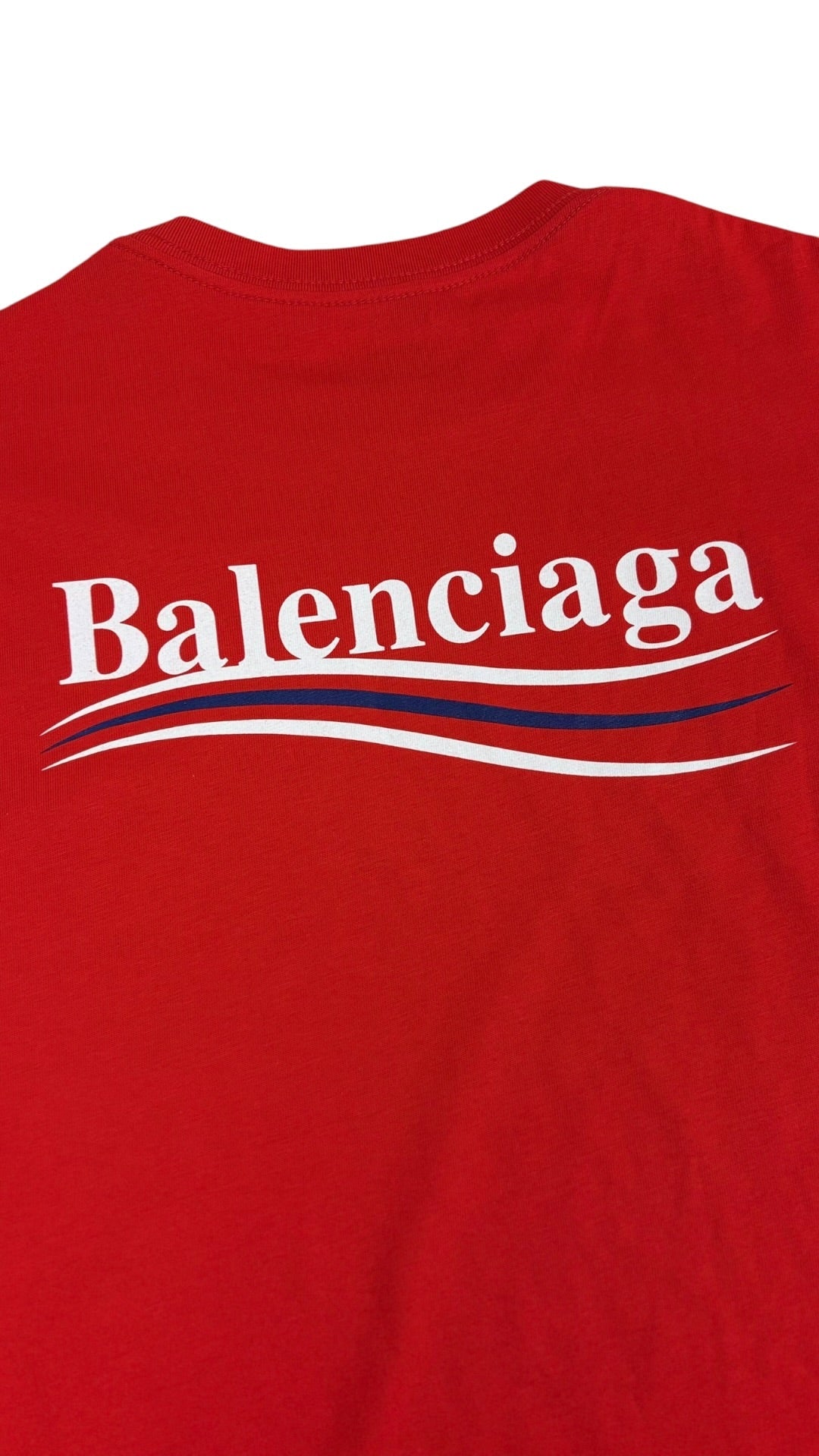 Tee-shirt Balenciaga Political Campaign rouge taille XS - vue 2