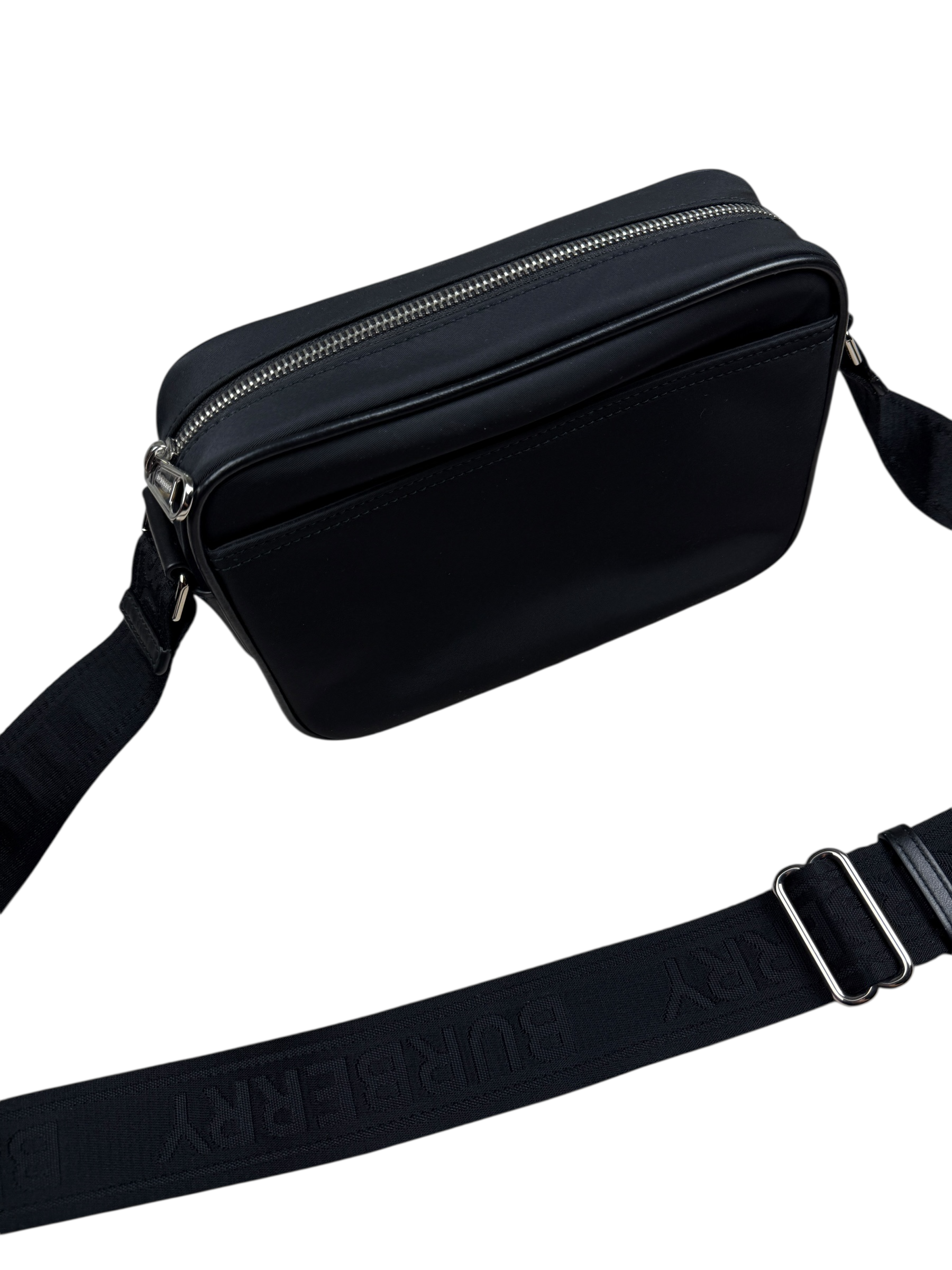 Sacoche Burberry noir taille UNI - Vue côté