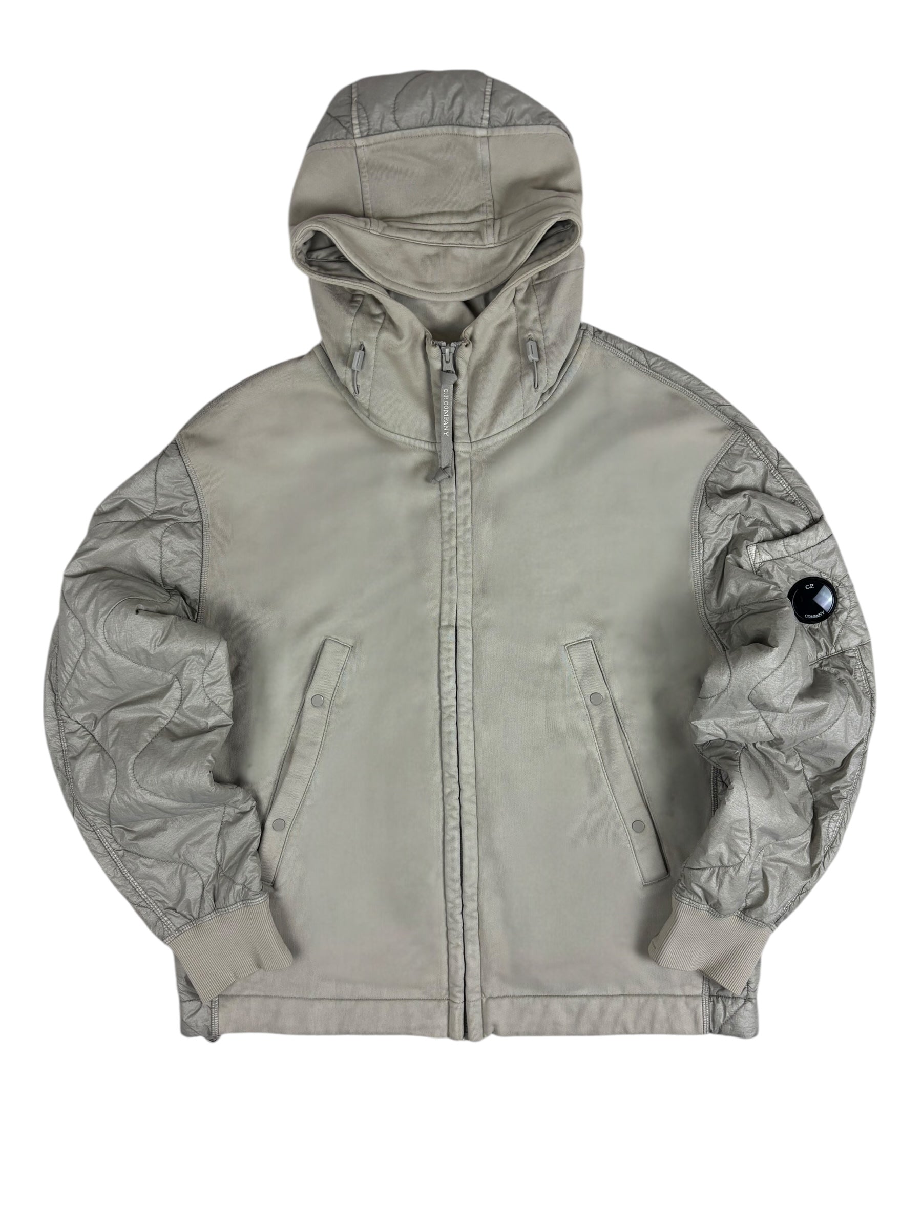 Cardigan C.P Company crème taille M - Vue de face