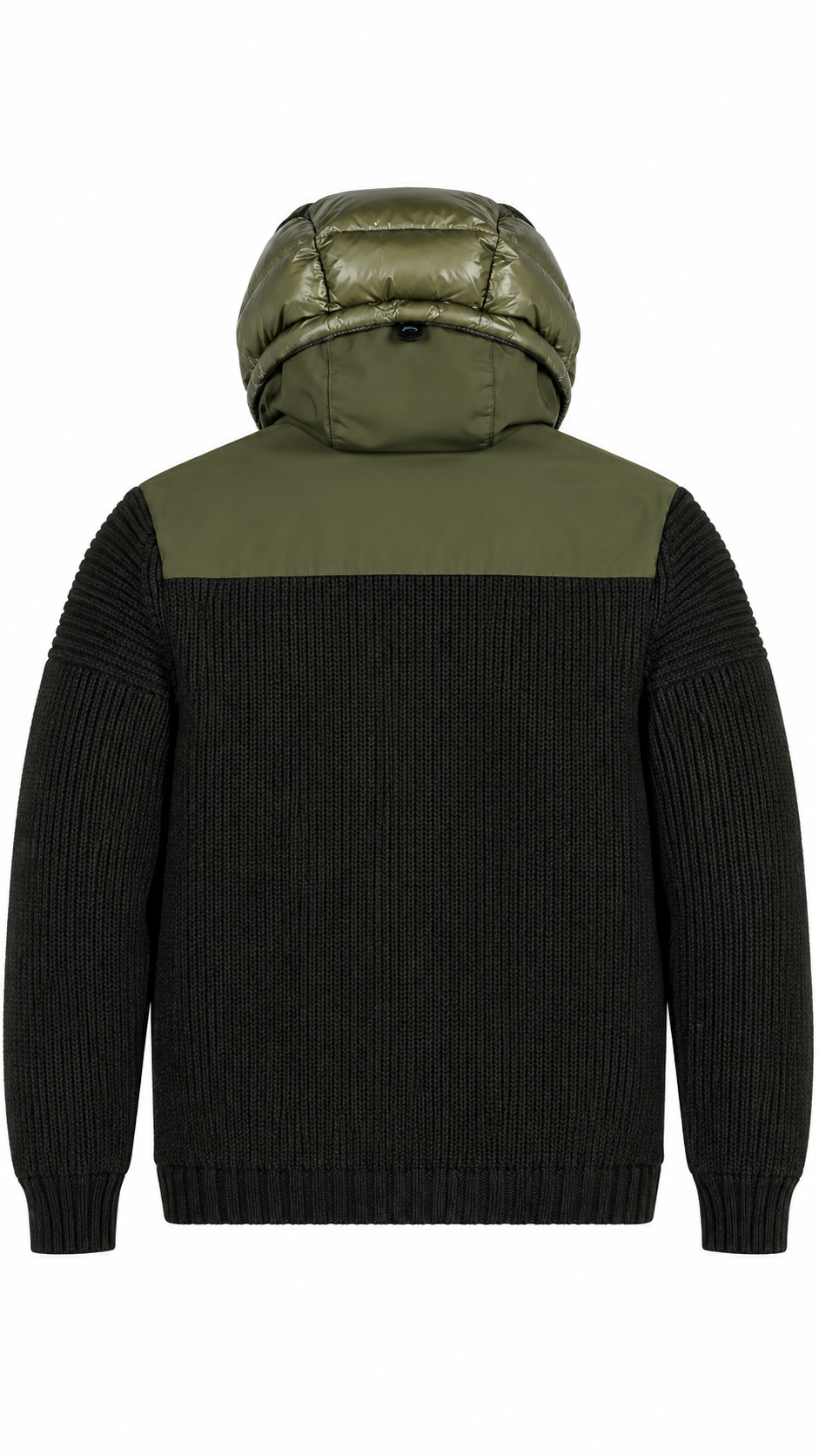 Doudoune C.P Company Goggle Maille vert taille 46, vue de dos — vue 2