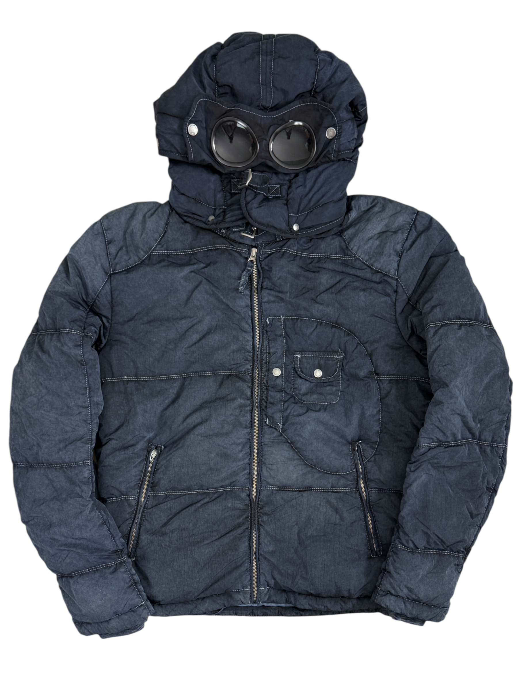 Doudoune C.P Company marine taille XL - Vue de face