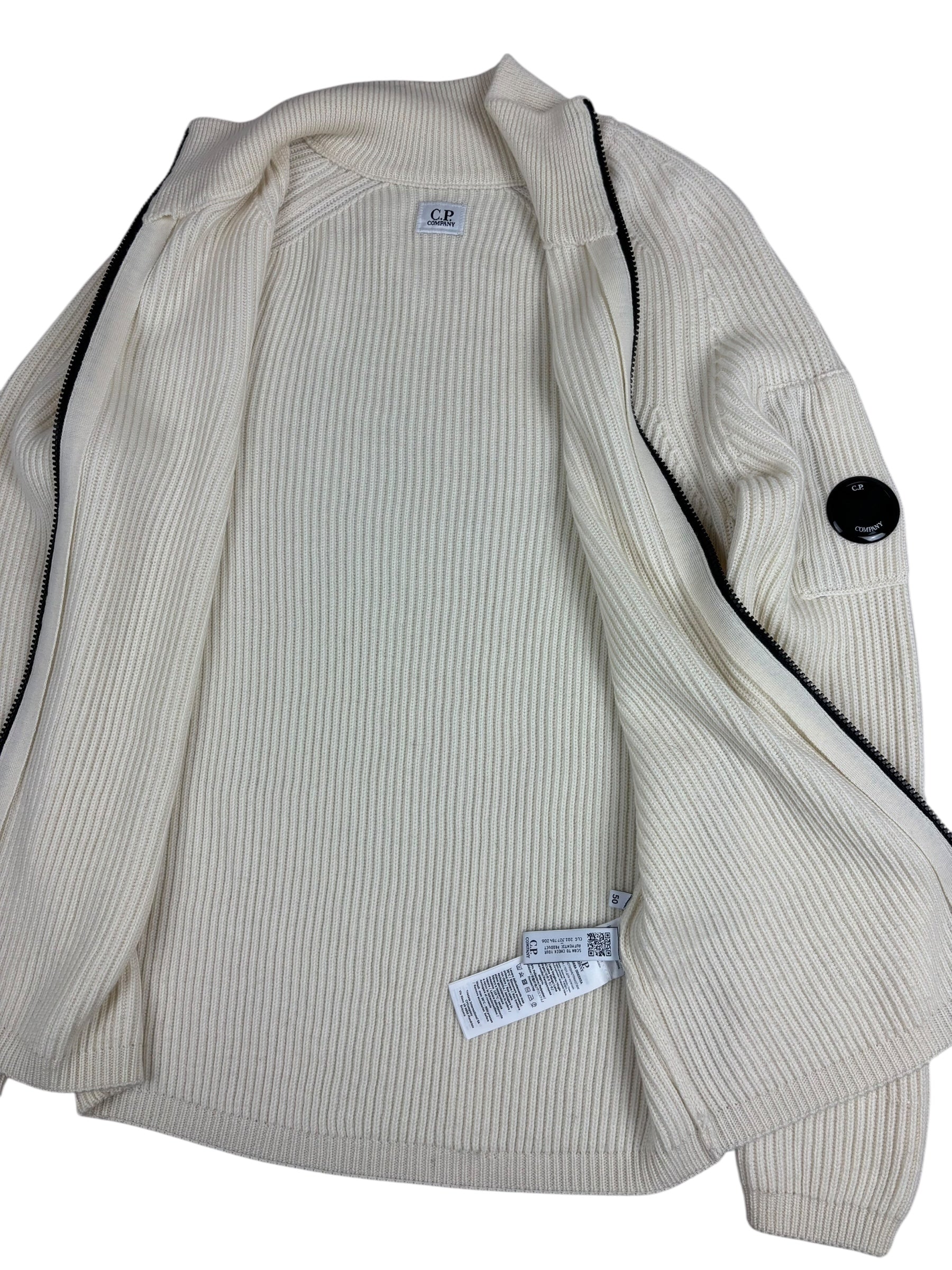 Gilet C.P Company crème taille 50 - Détail