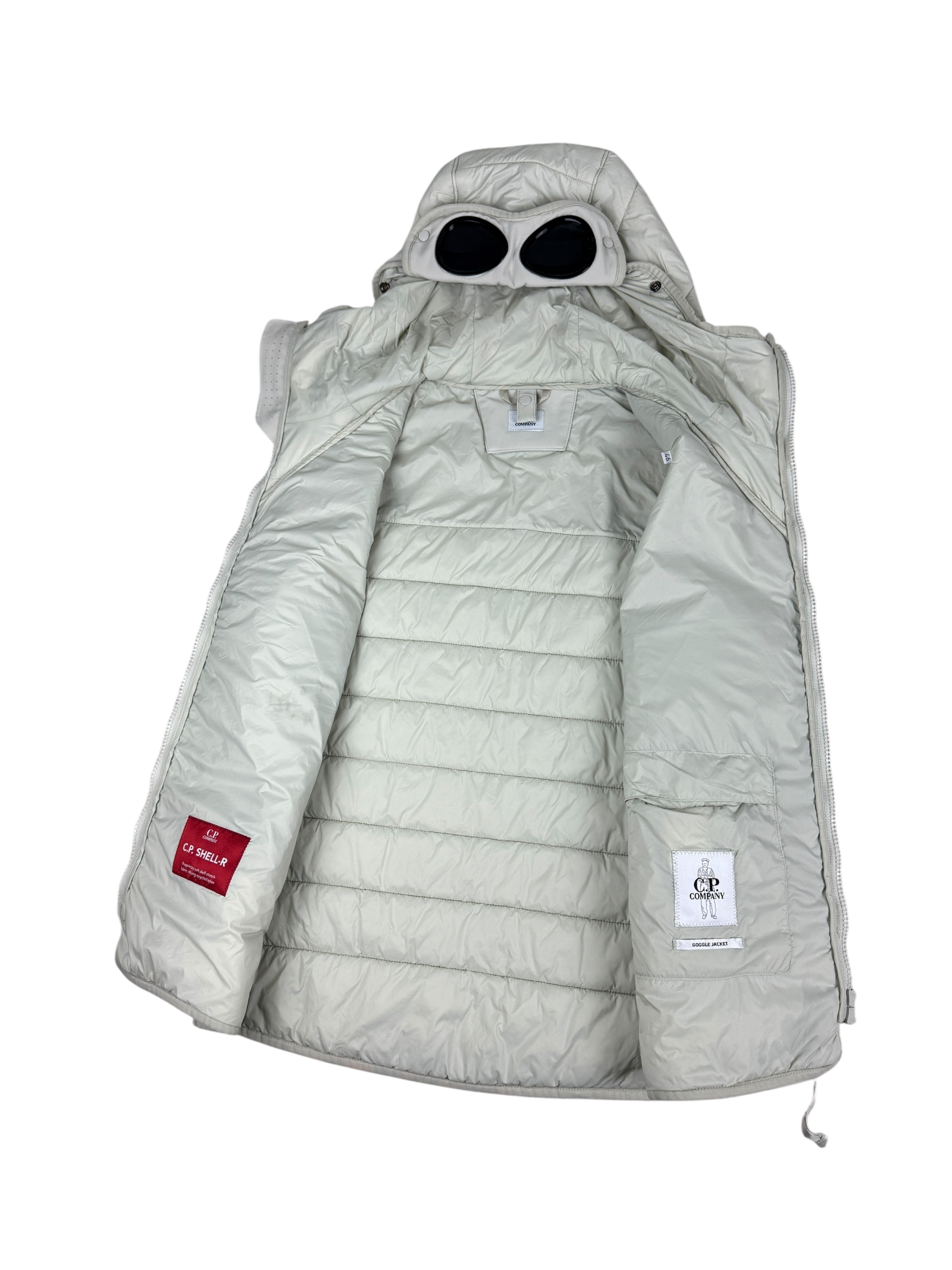 Gilet C.P Company crème taille S - Vue de dos