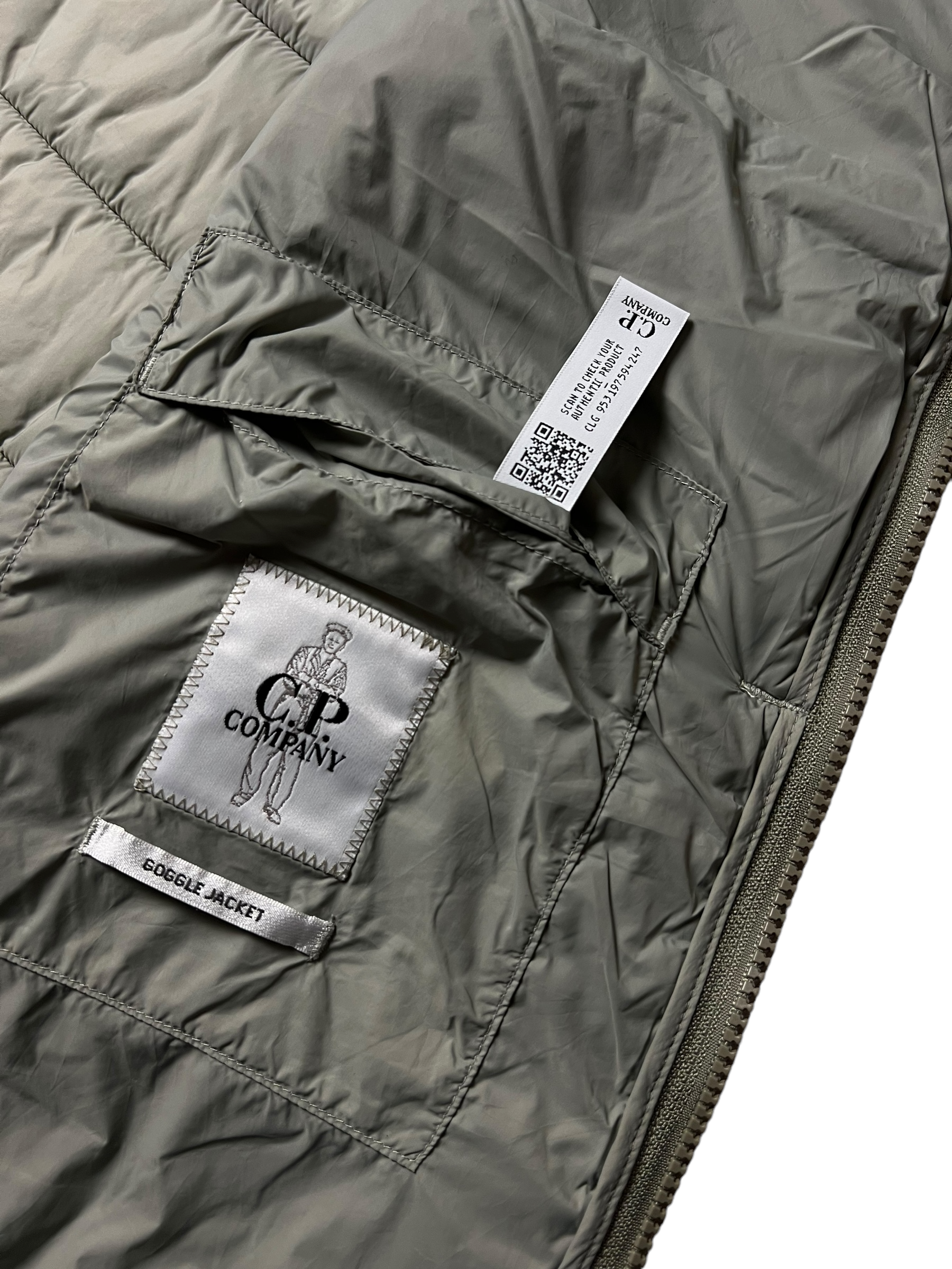 Gilet C.P Company gris taille S - Détail