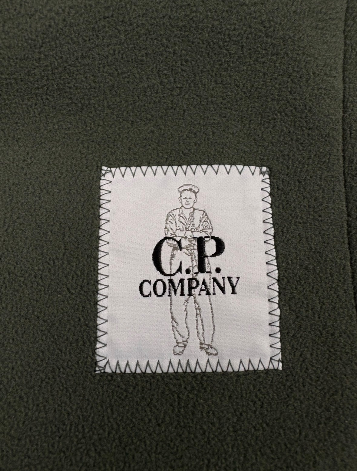 Gilet C.P Company kaki taille S - Logo et étiquette