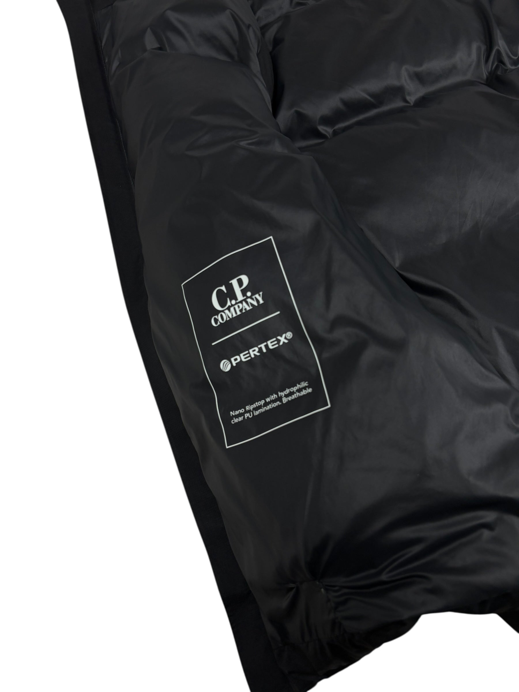 Gilet C.P Company noir taille S - Logo et étiquette