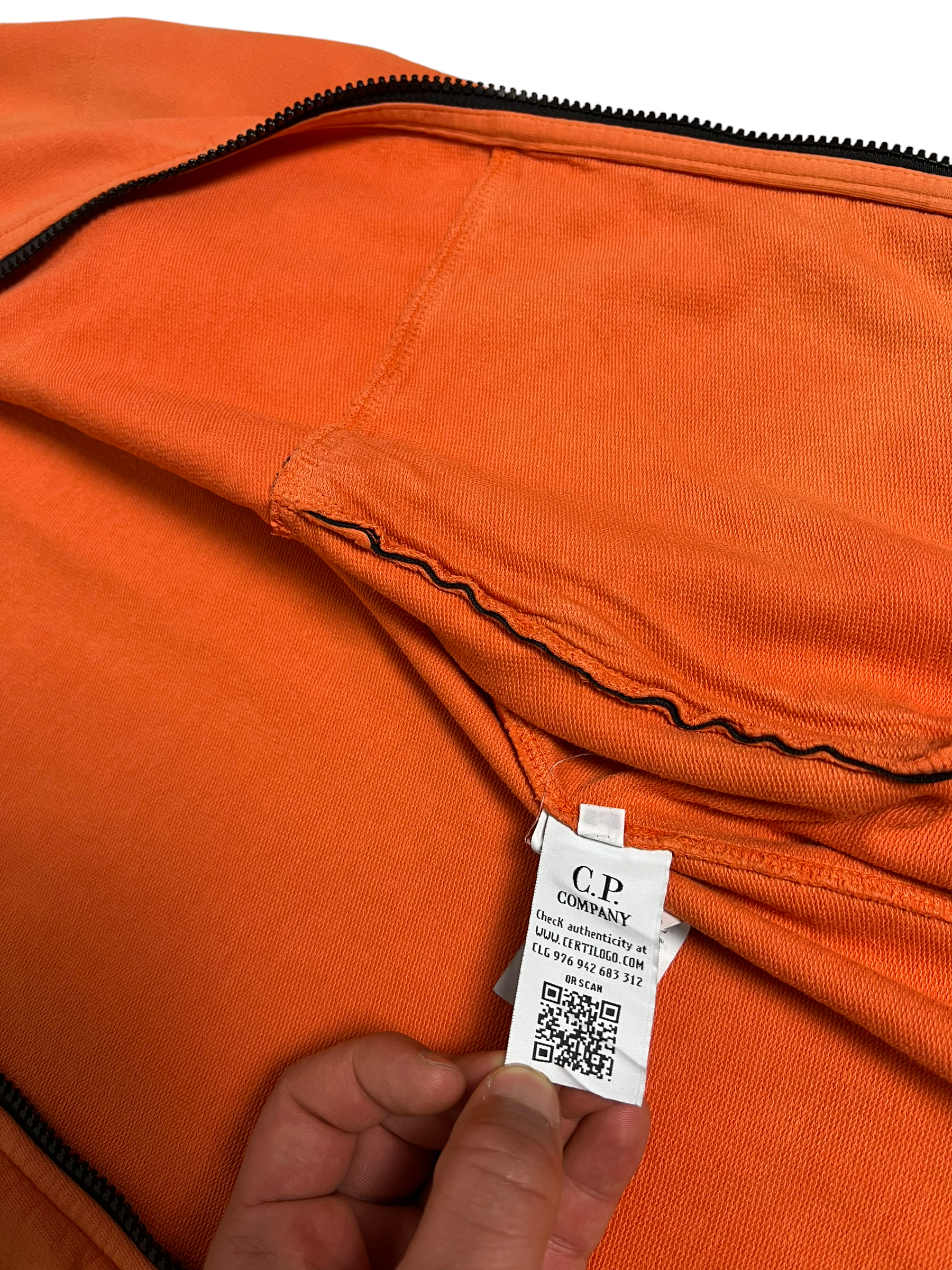 Gilet C.P Company orange taille S - Vue côté