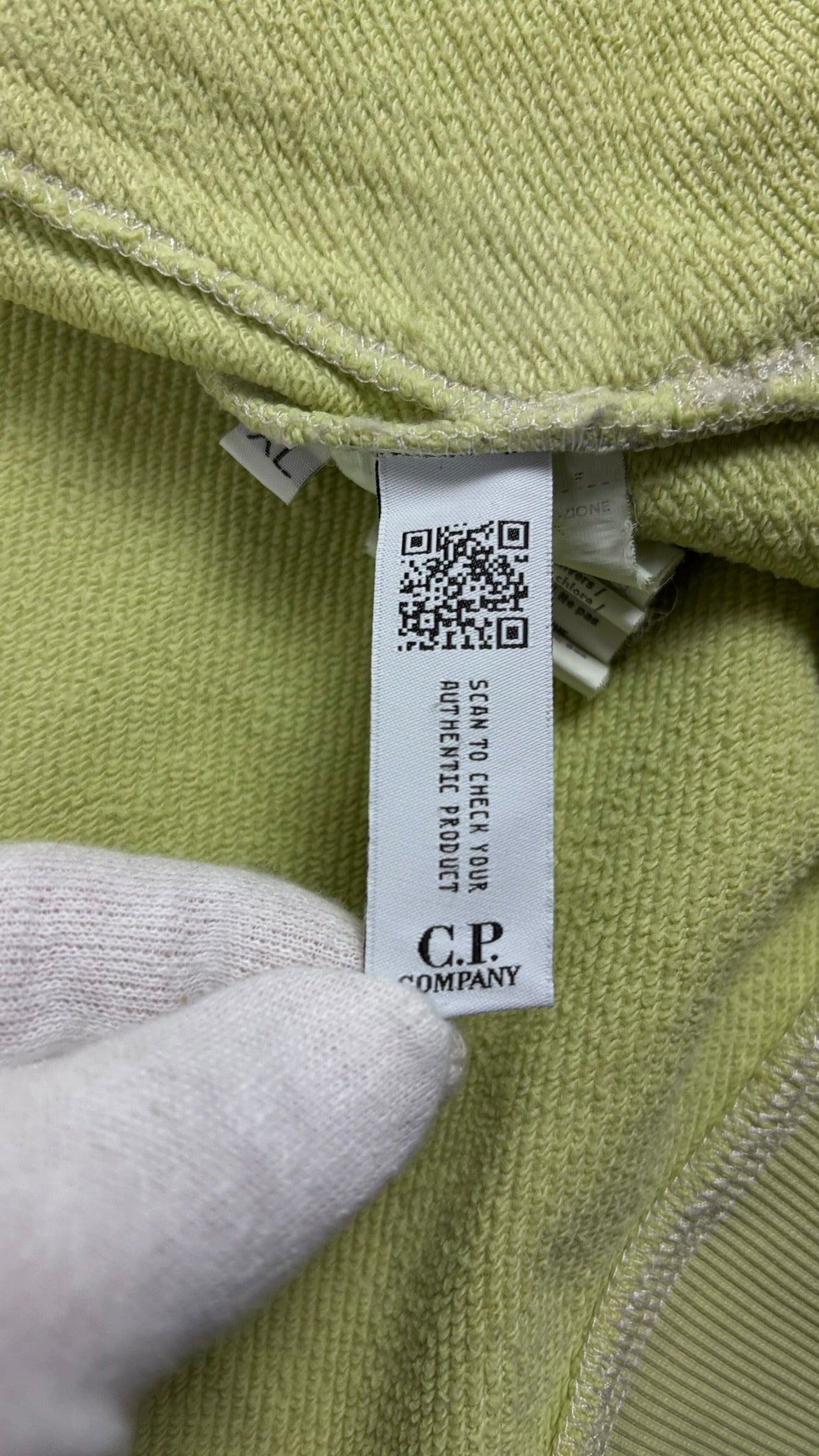 Gilet C.P Company vert taille XL - Vue côté
