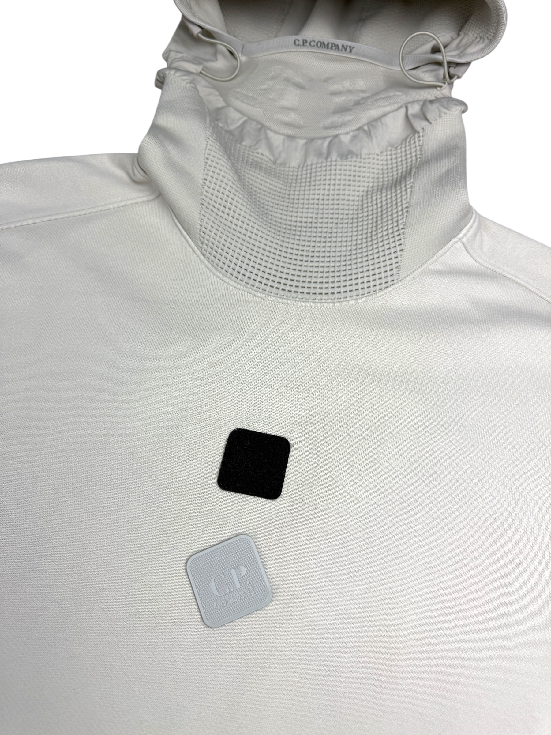 Hoodie C.P Company crème taille L - Détail