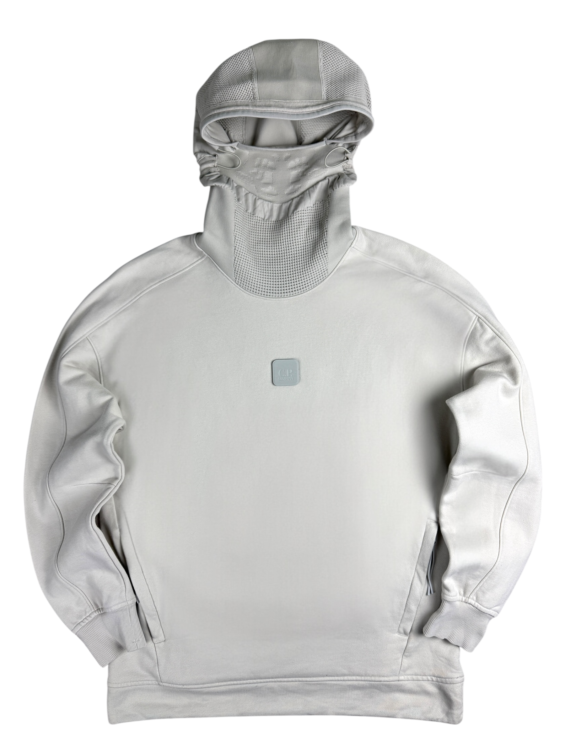Hoodie C.P Company crème taille L - Vue de face