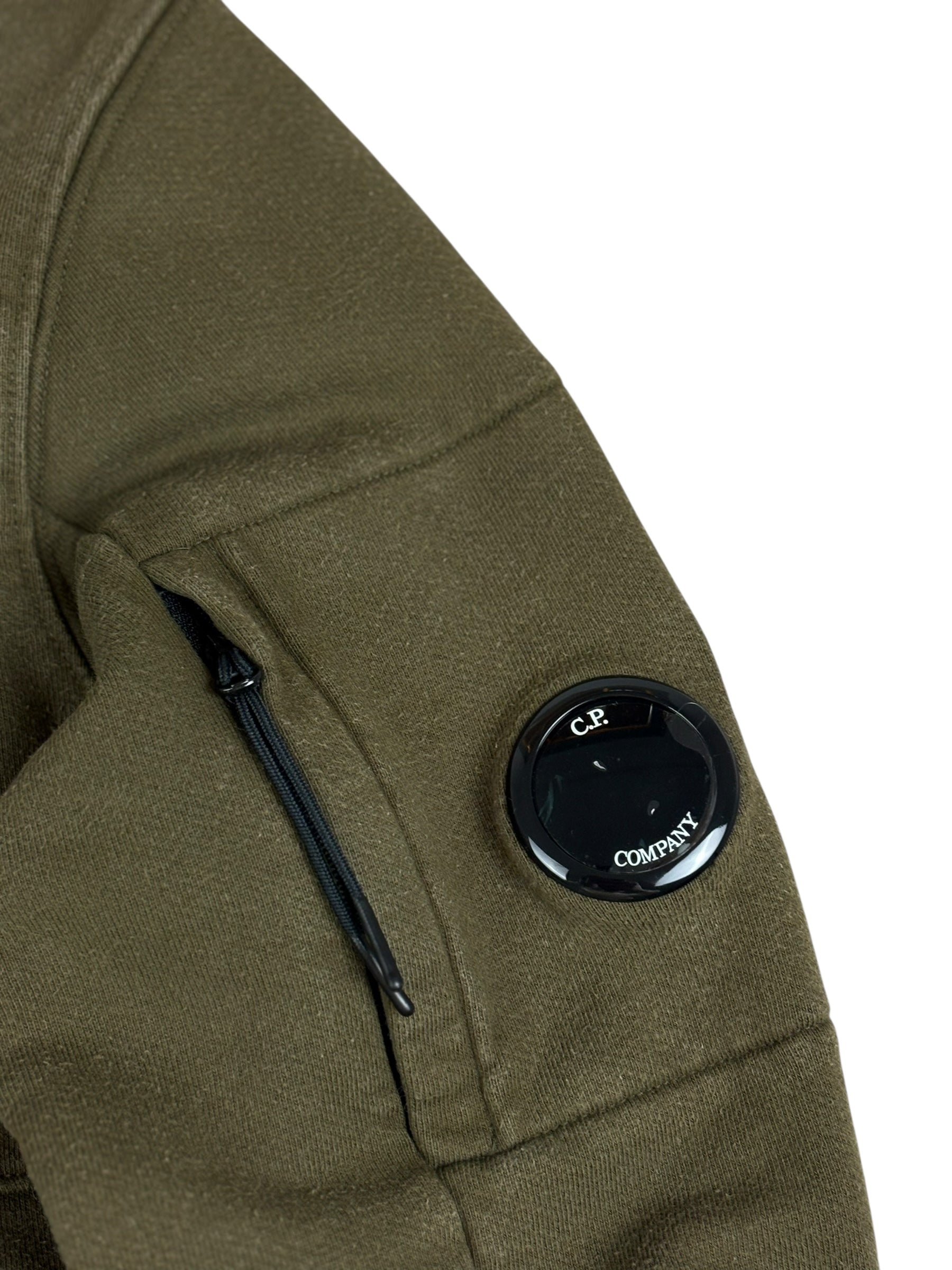 Hoodie C.P Company kaki taille S - Vue de dos