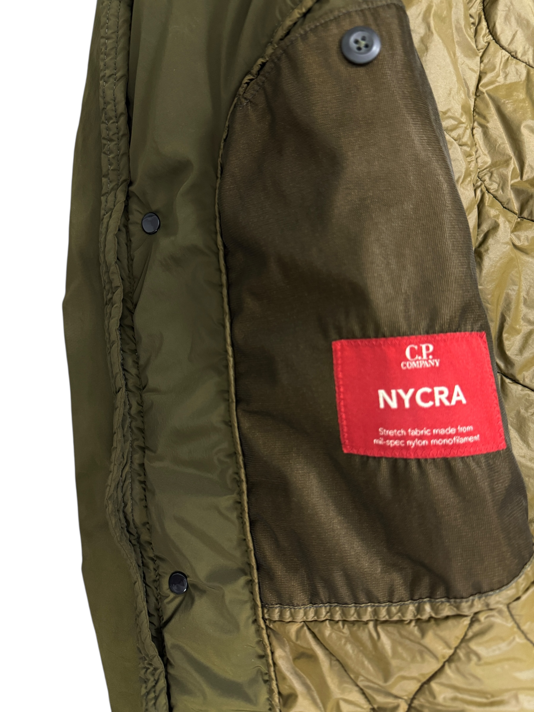 Parka C.P Company kaki taille L - Vue côté