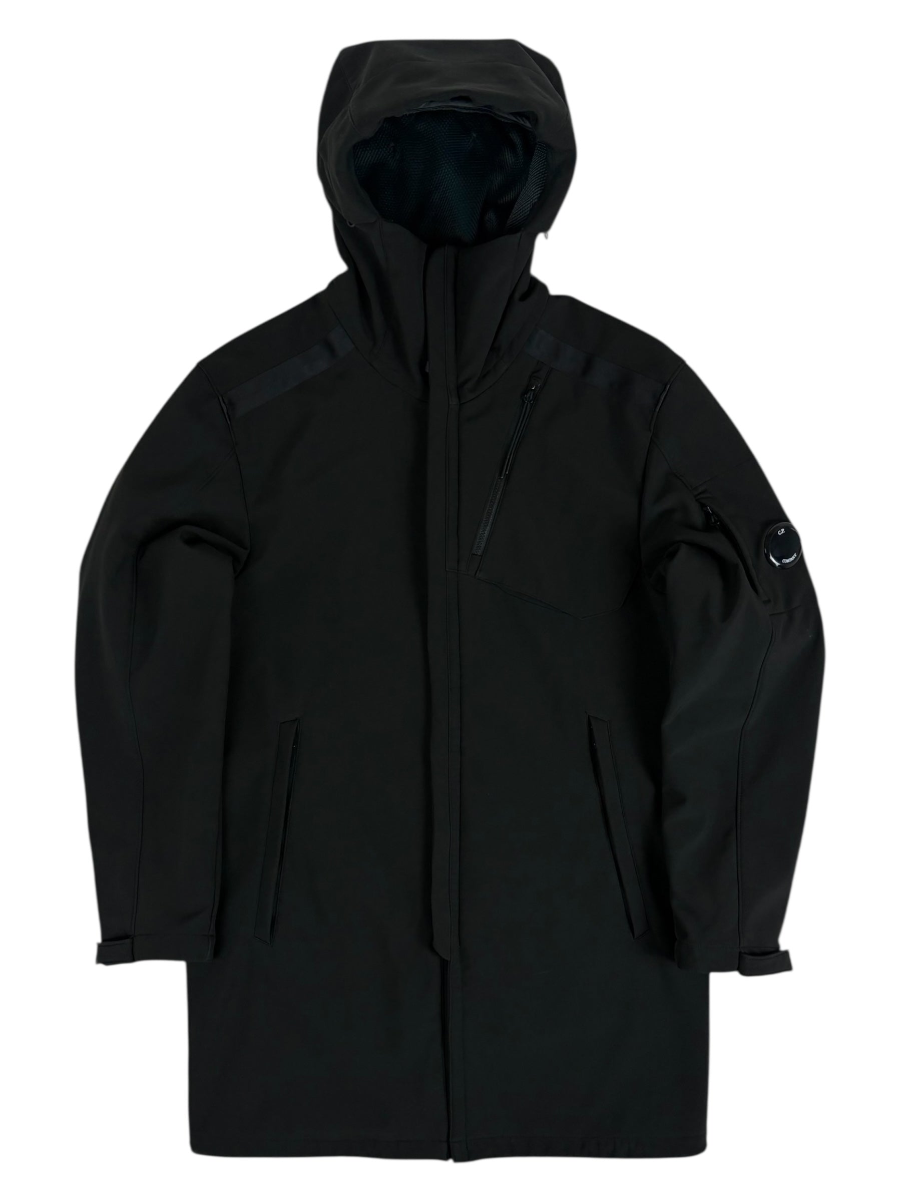 Parka C.P Company noir taille 48 - Vue de face