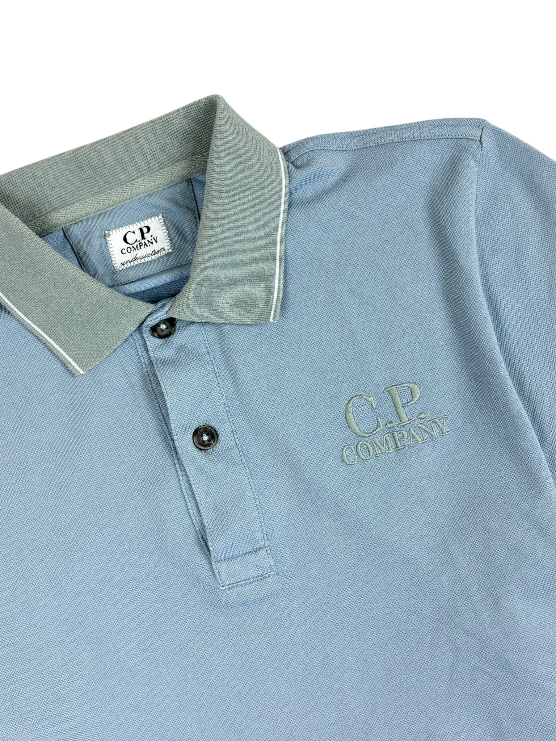 Polo C.P Company bleu taille 12 ans - Vue de dos
