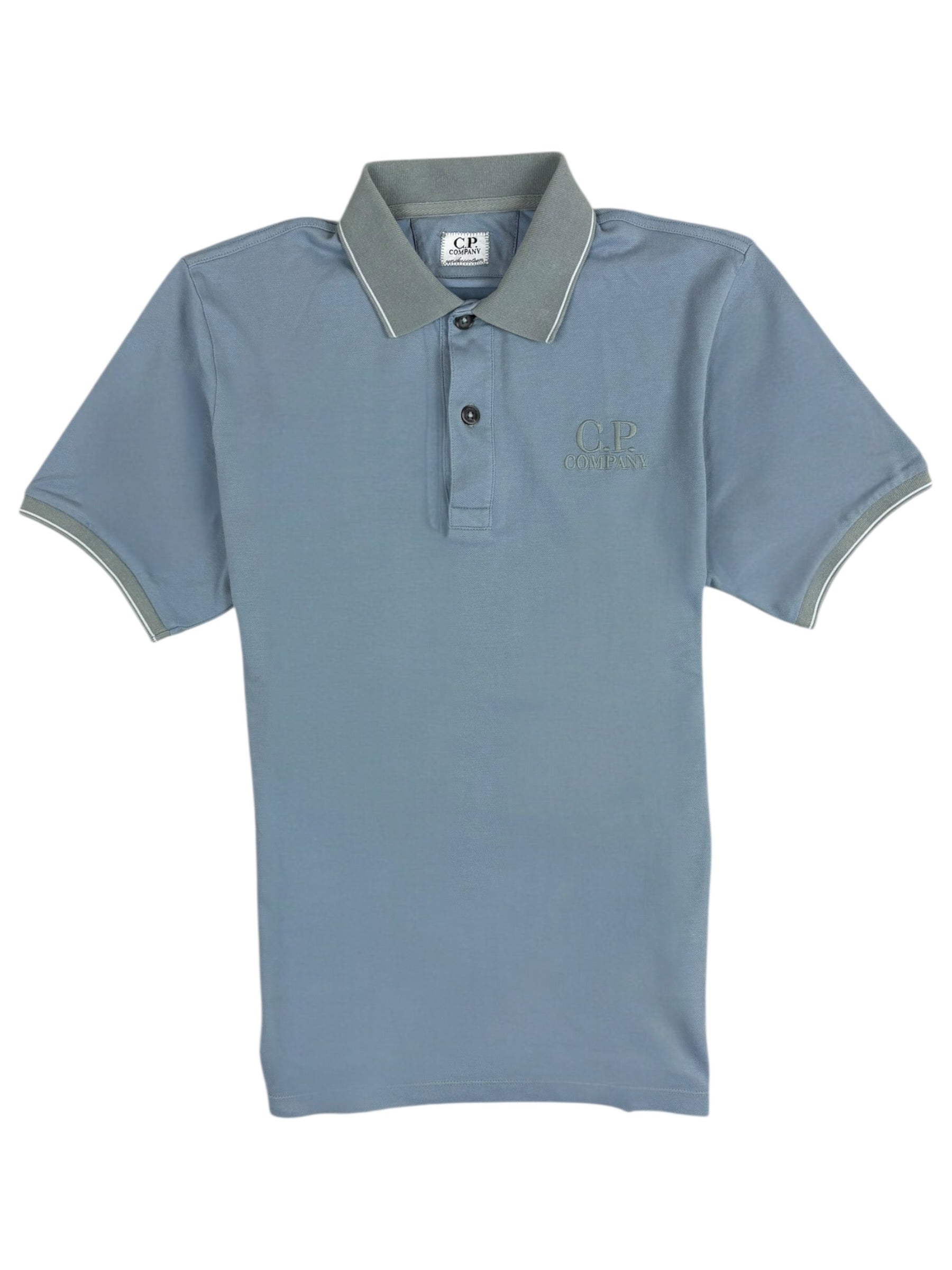 Polo C.P Company bleu taille 12 ans - Vue de face