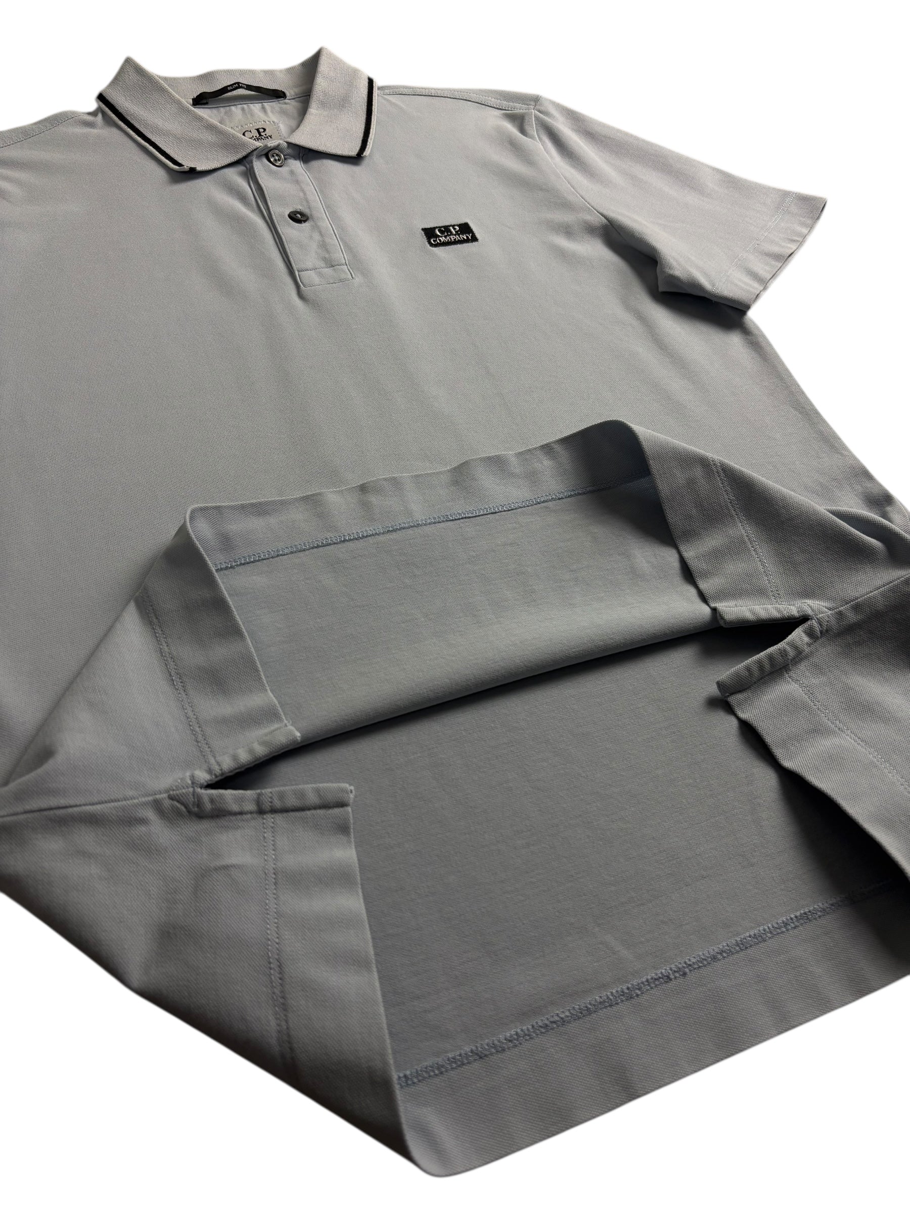 Polo C.P Company bleu taille S - Détail
