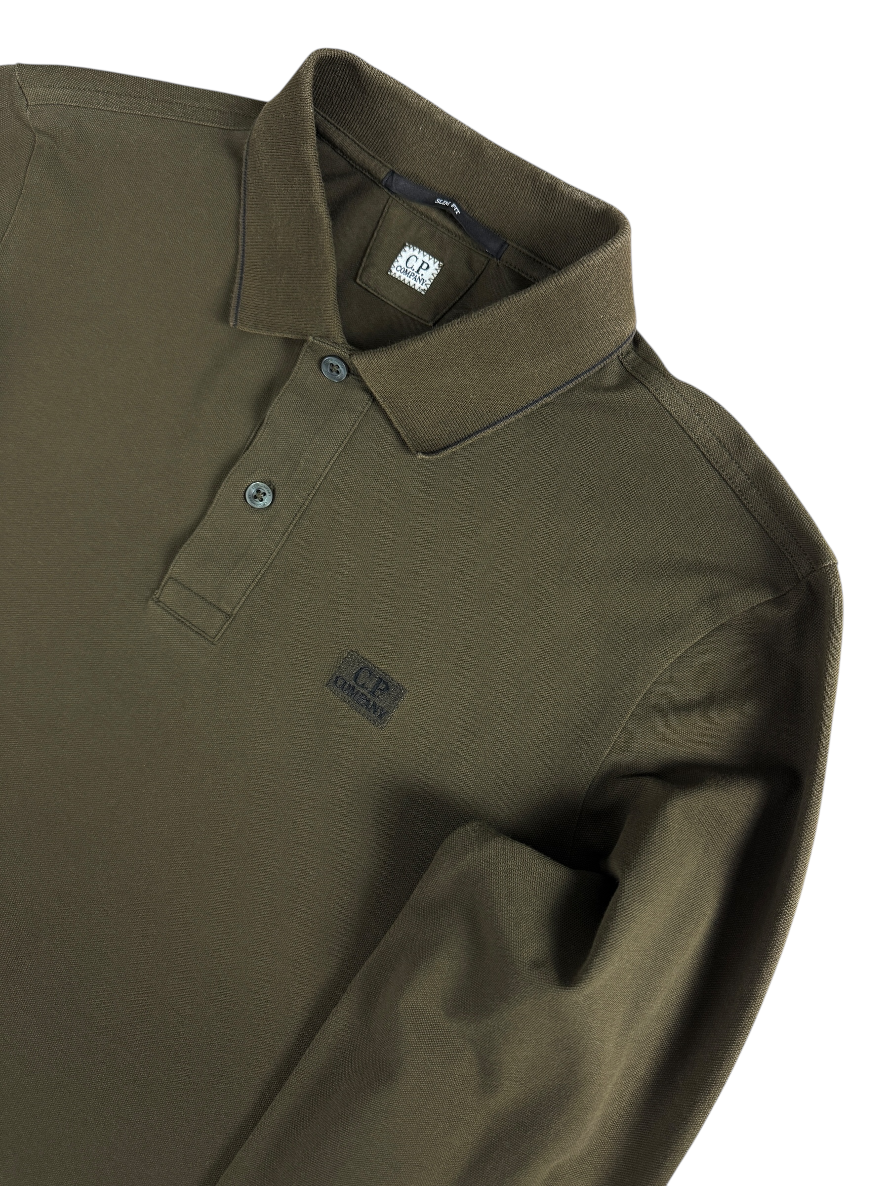 Polo C.P Company kaki taille XS - Vue de dos