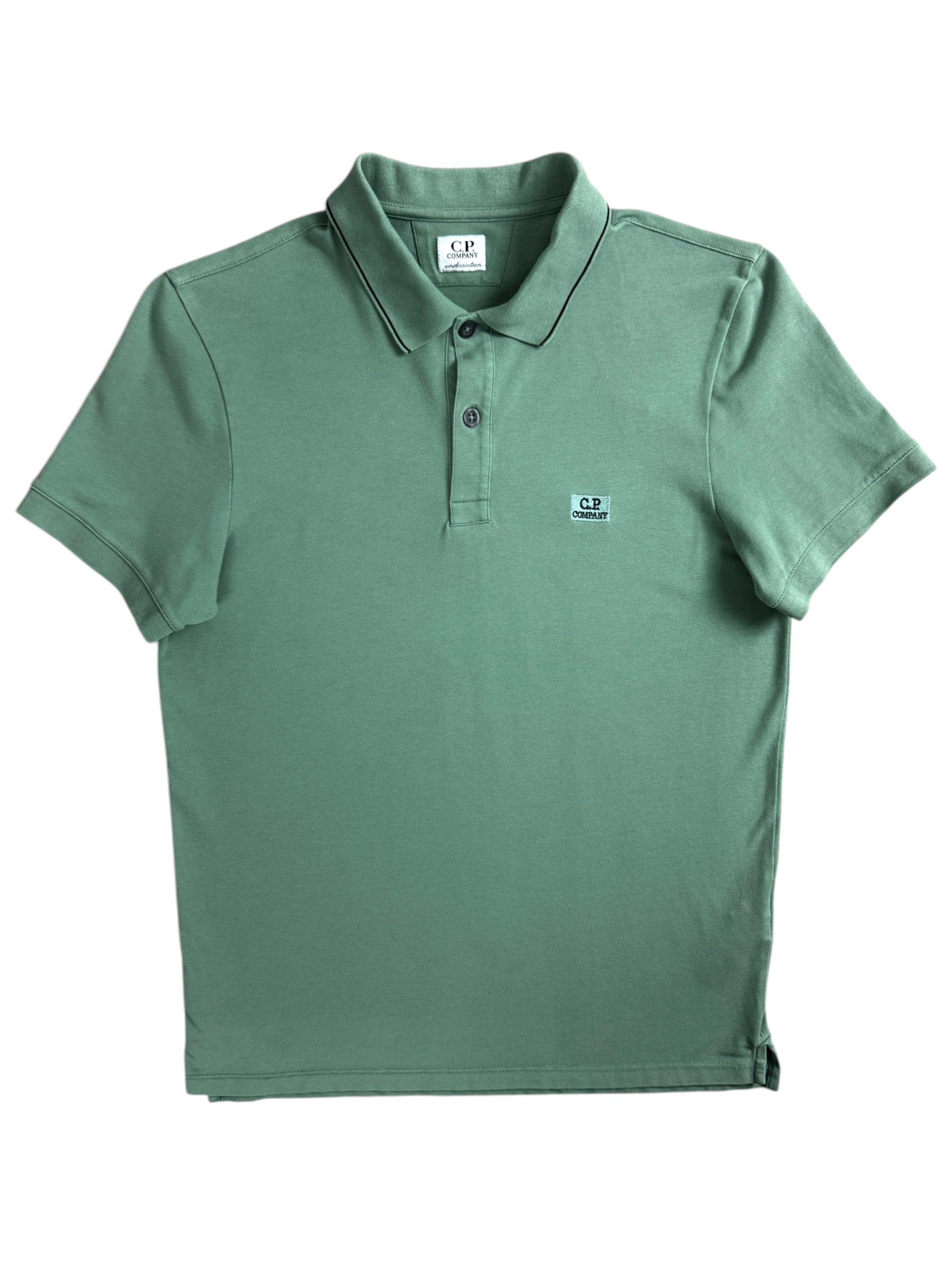 Polo C.P Company vert taille XS - Vue de face