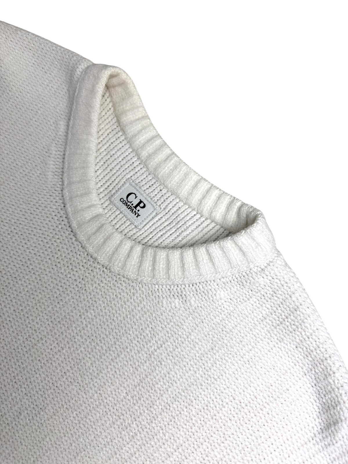 Pull C.P Company blanc taille M - Détail