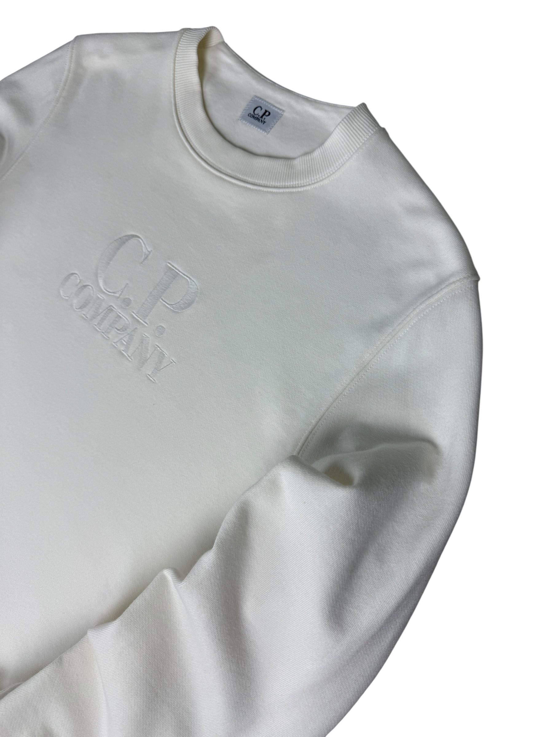 Pull C.P Company blanc taille S - Vue de dos
