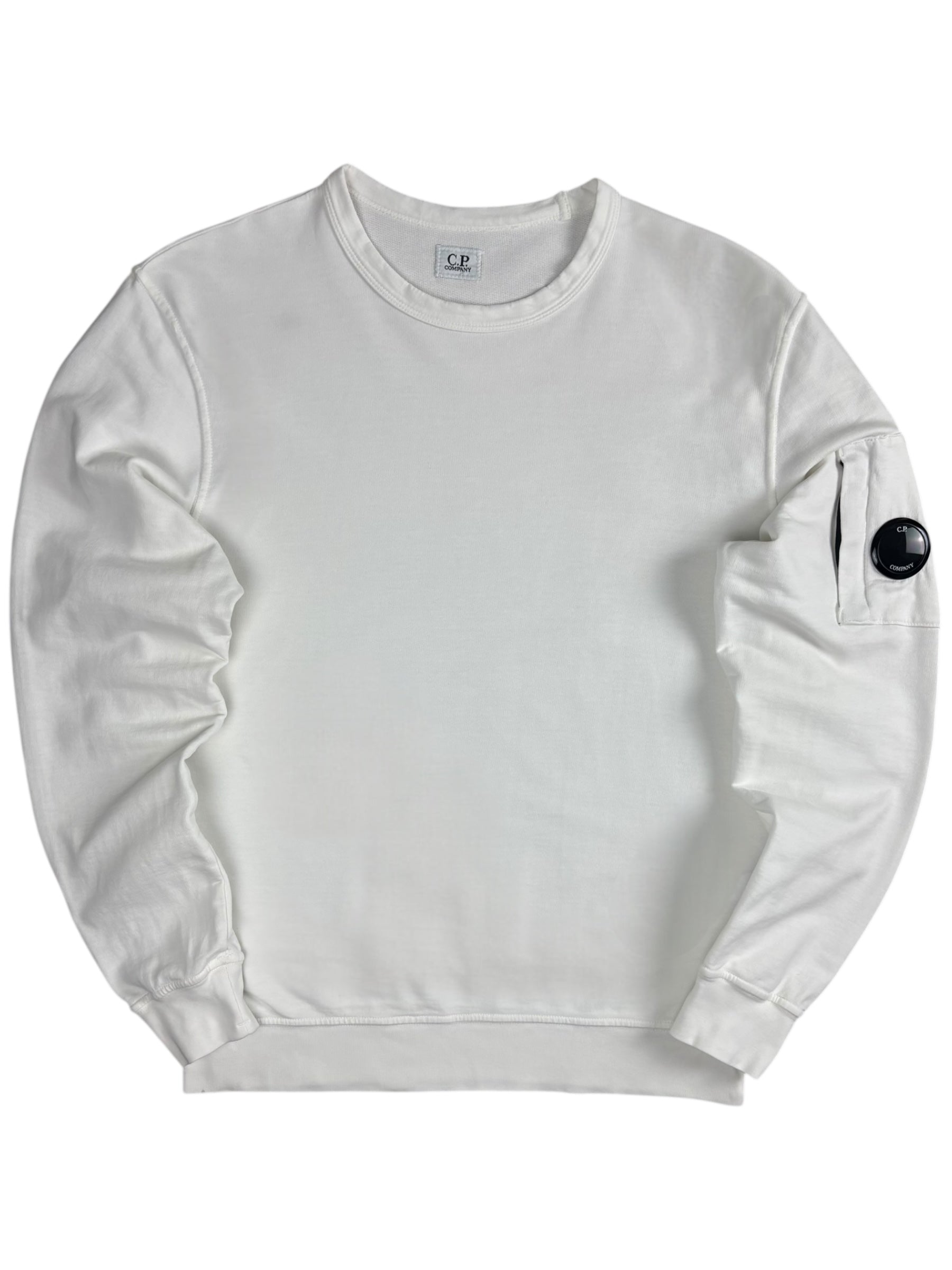 Pull C.P Company blanc taille S - Vue de face