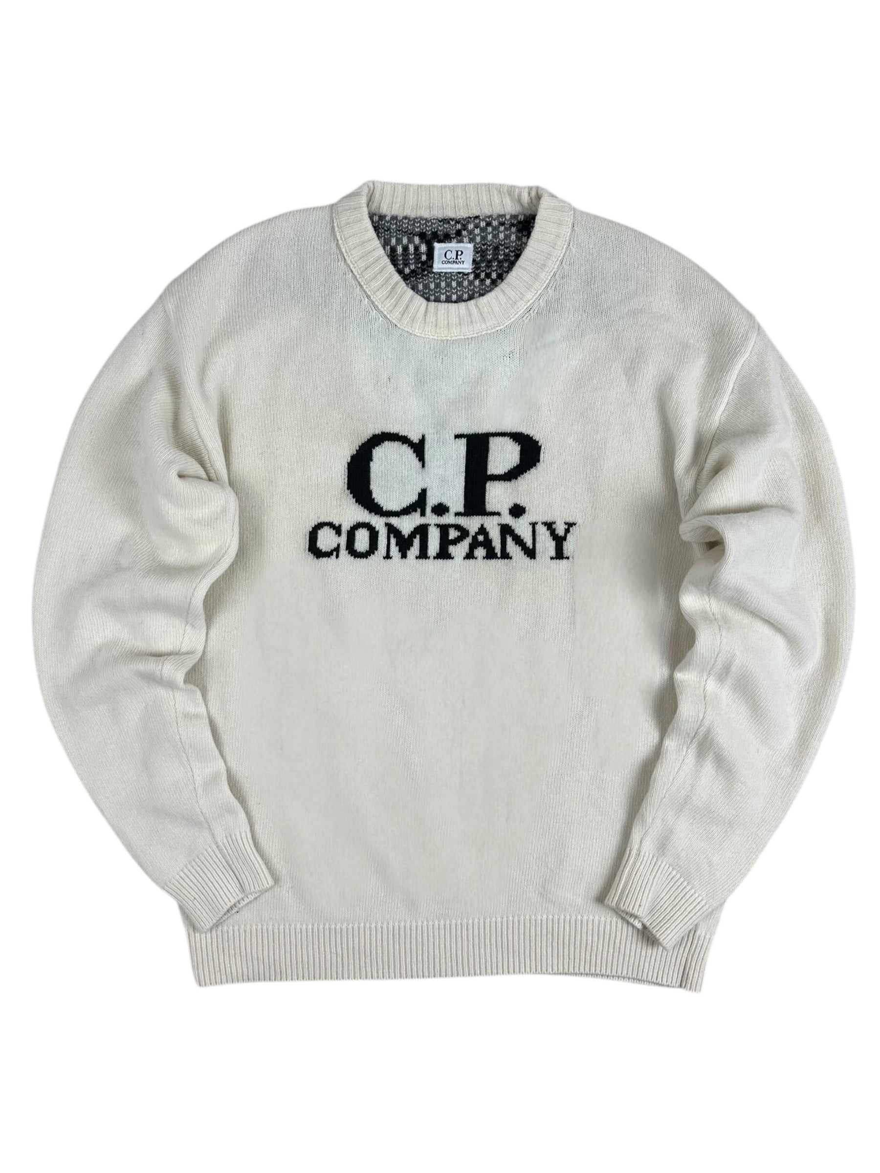 Pull C.P Company crème taille 52 - Vue de face