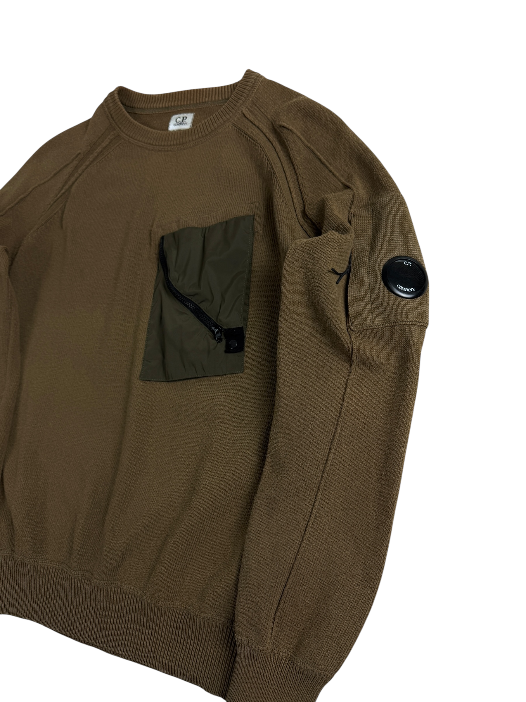 Pull C.P Company kaki taille L - Vue de dos