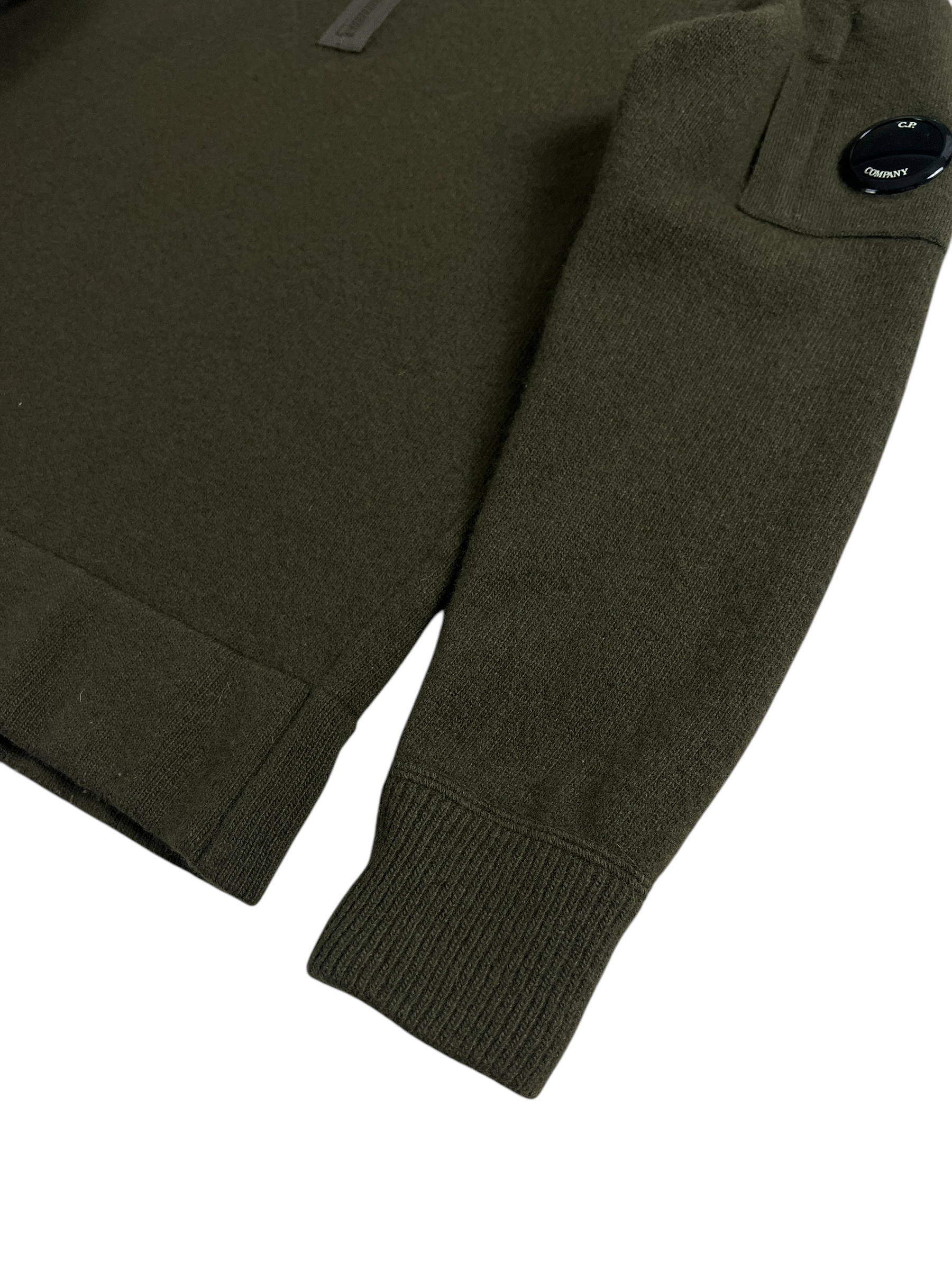 Pull C.P Company kaki taille M - Détail