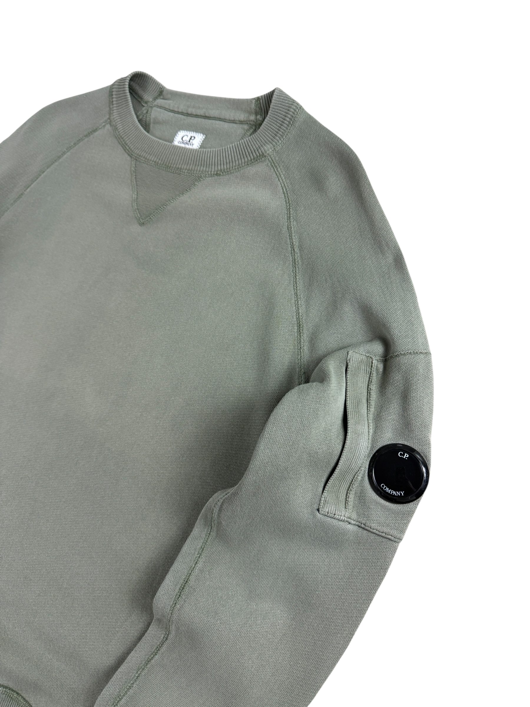 Pull C.P Company kaki taille M - Vue de dos