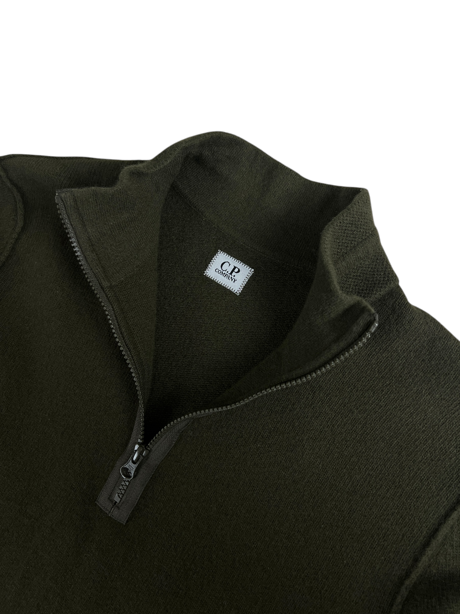 Pull C.P Company kaki taille M - Vue de dos